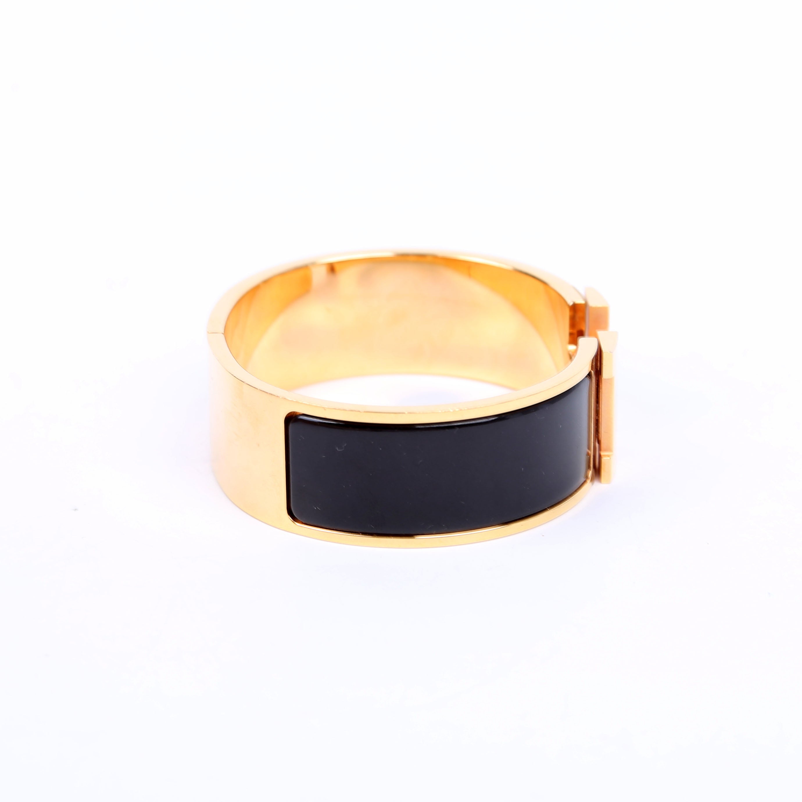 Clic Clac Wide GM Bracelet Gold/Black