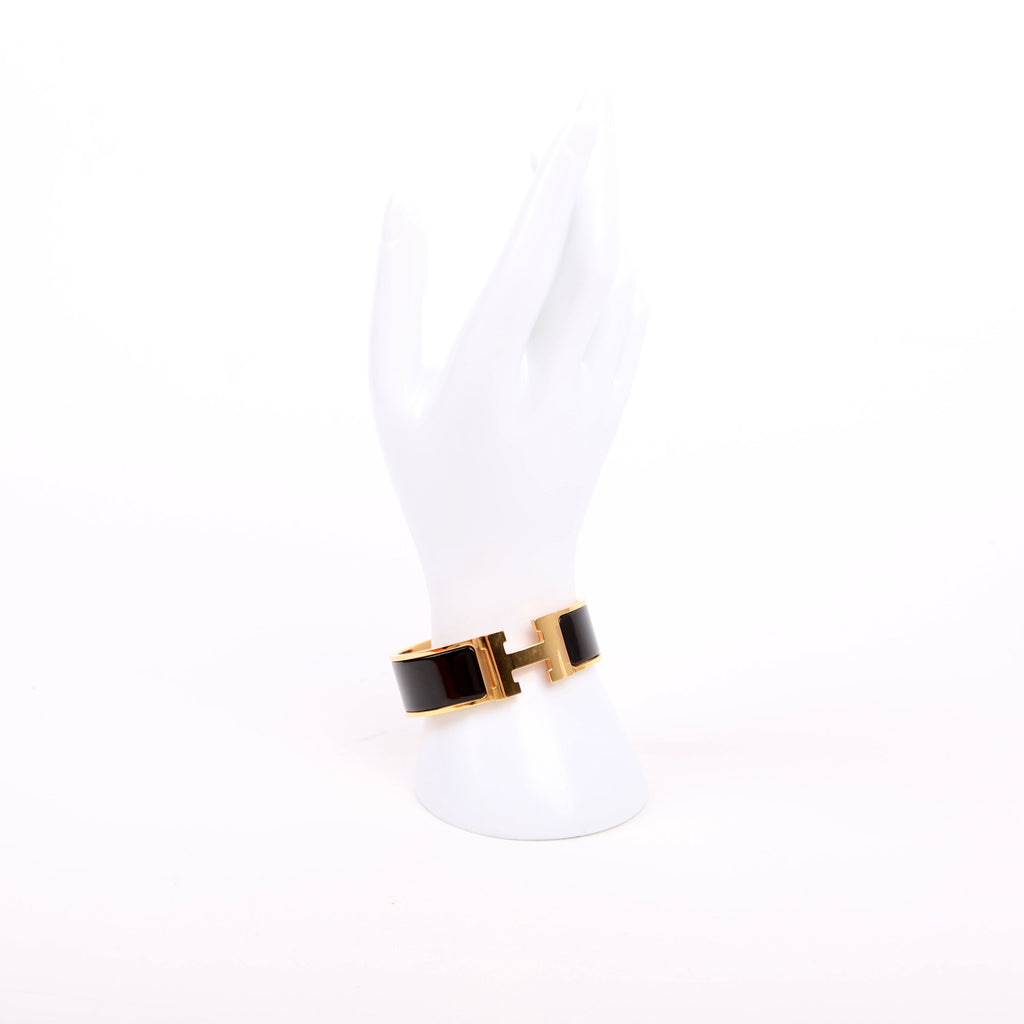 Clic Clac Wide GM Bracelet Gold/Black