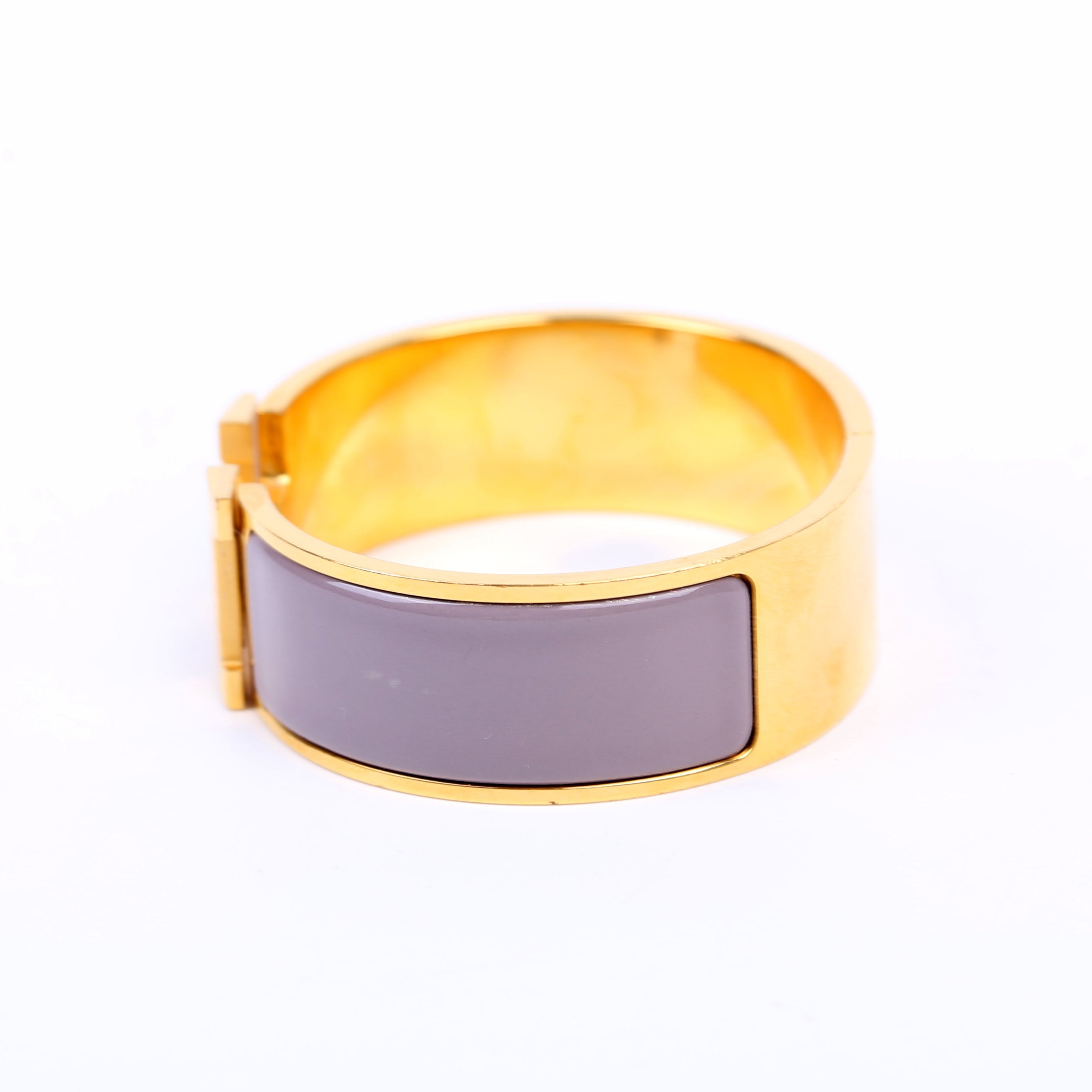 Clic Clac Wide GM Bracelet Gold/Purple