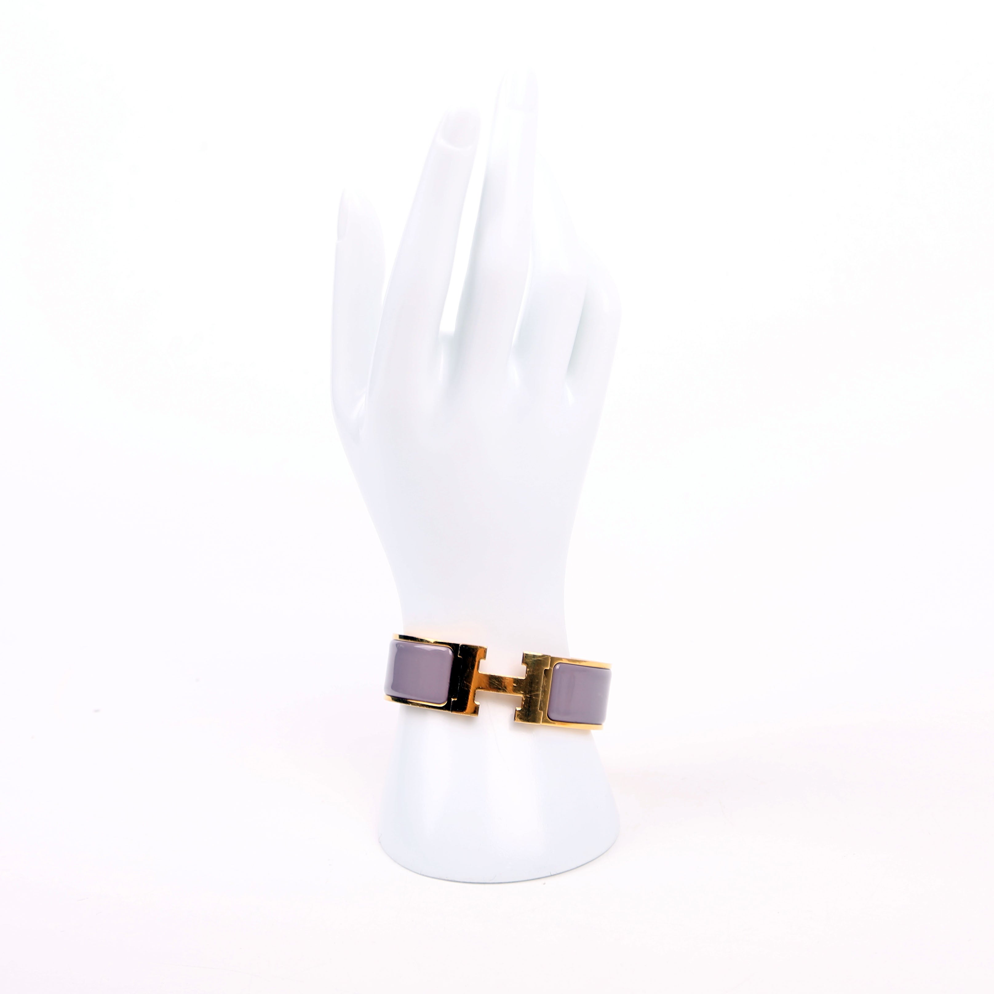 Clic Clac Wide GM Bracelet Gold/Purple