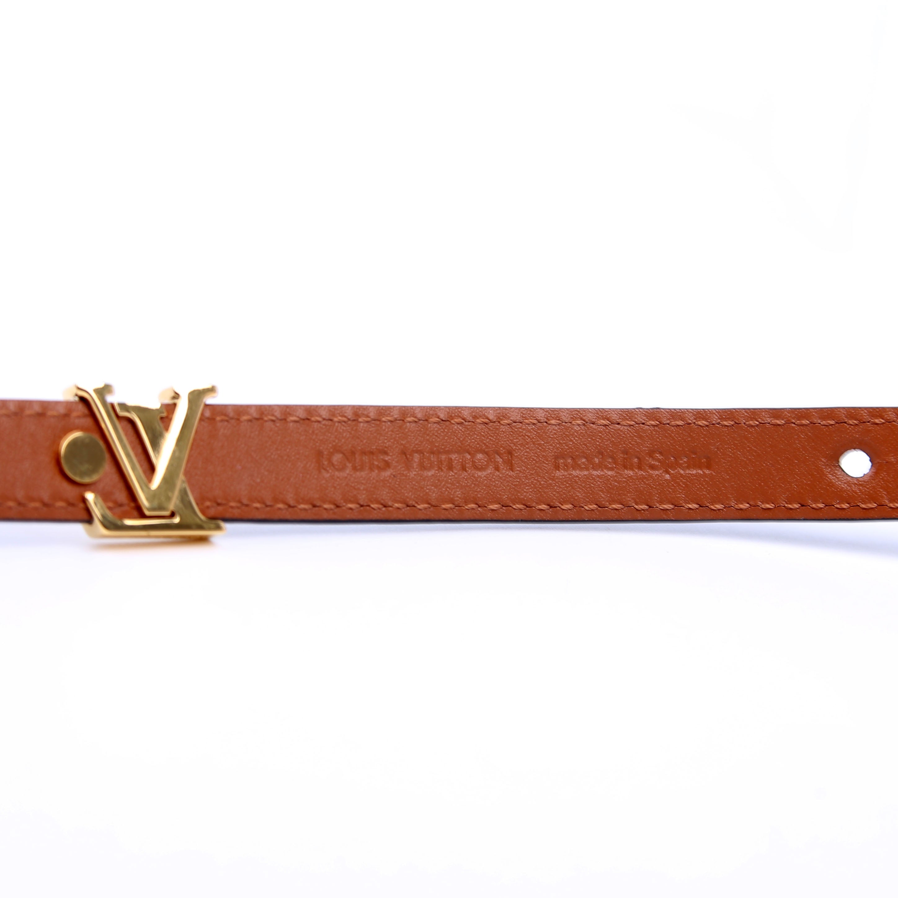LV Iconic Bracelet Size 19 Black