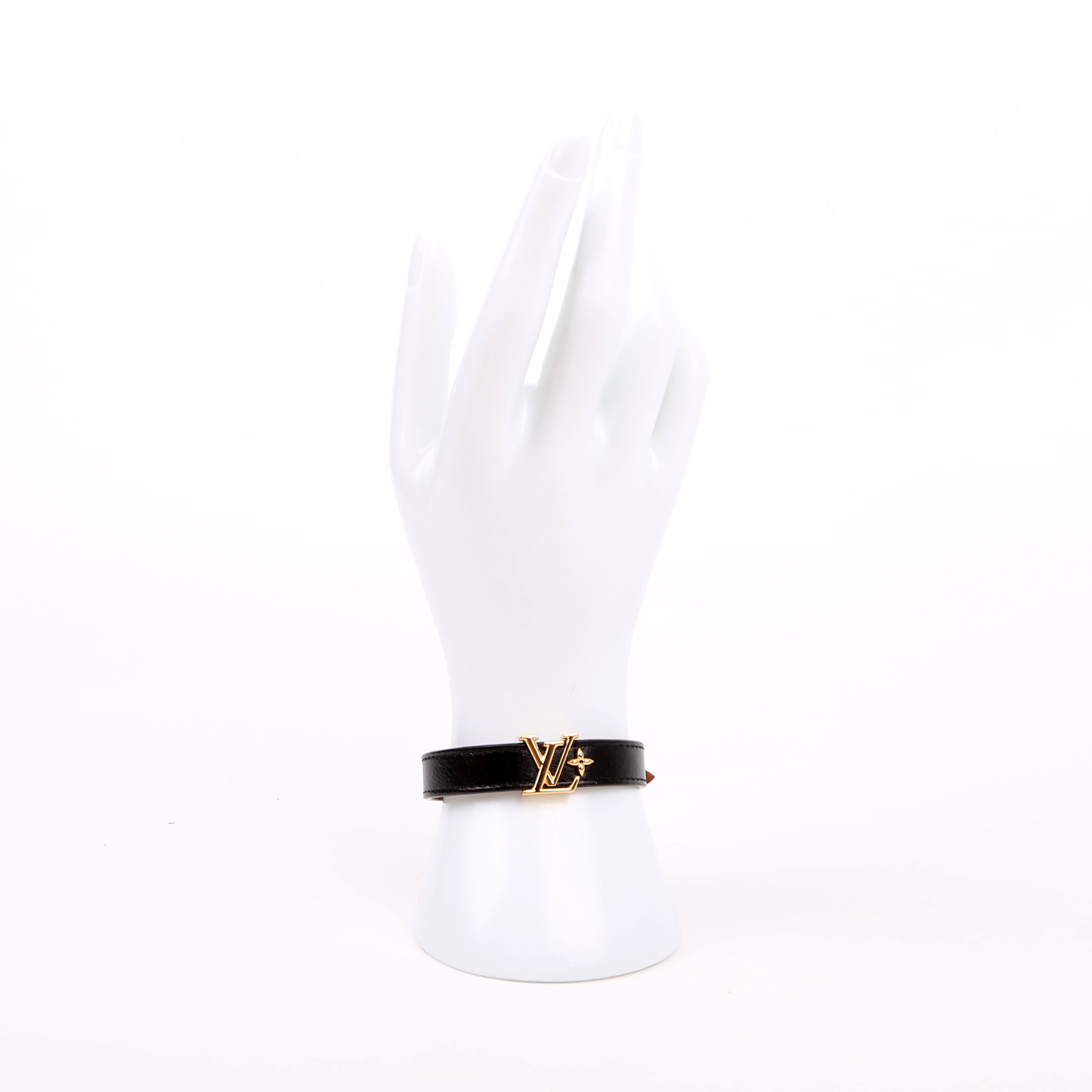 LV Iconic Bracelet Size 19 Black