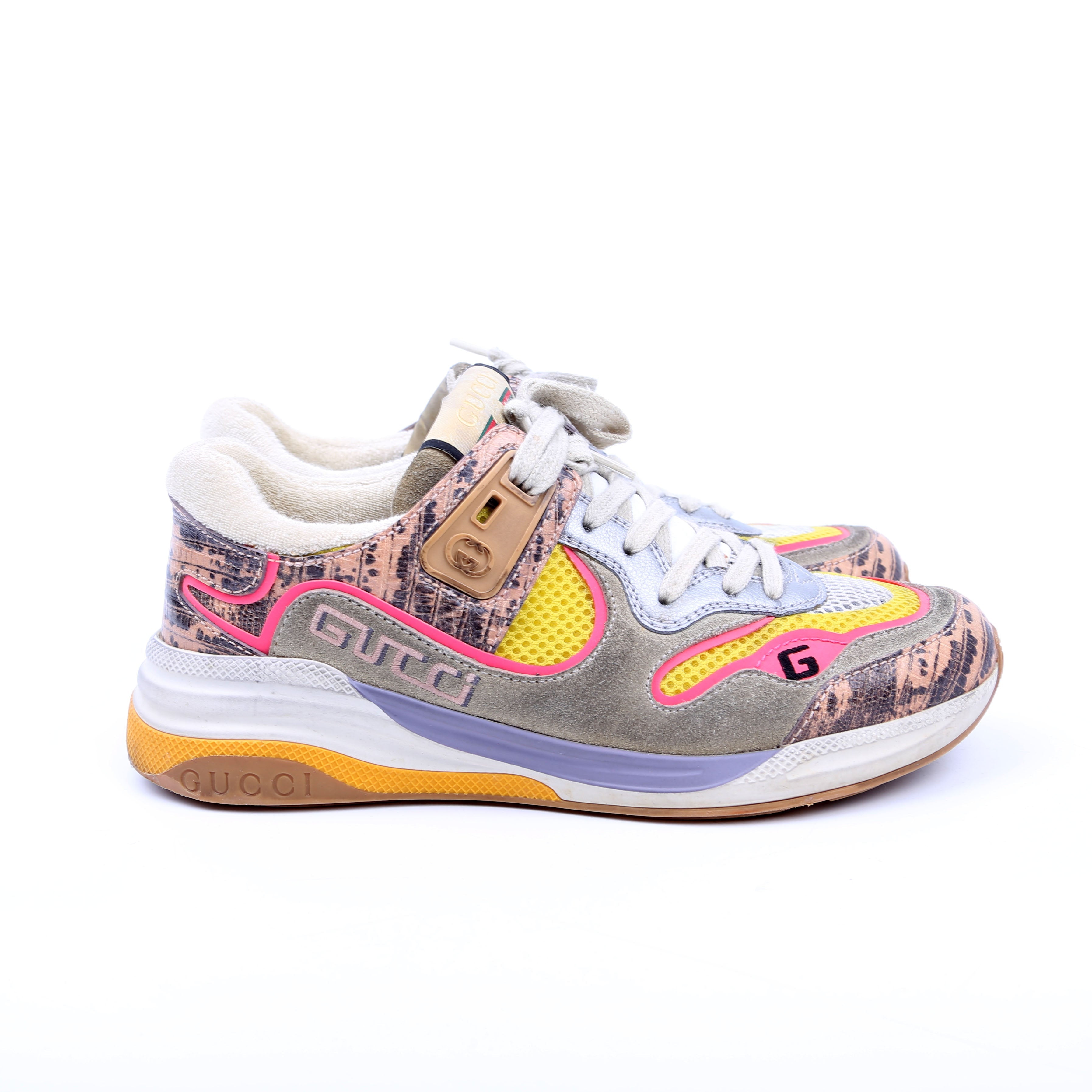Gucci Ultraspace Sneakers Size 36.5 Multicolor