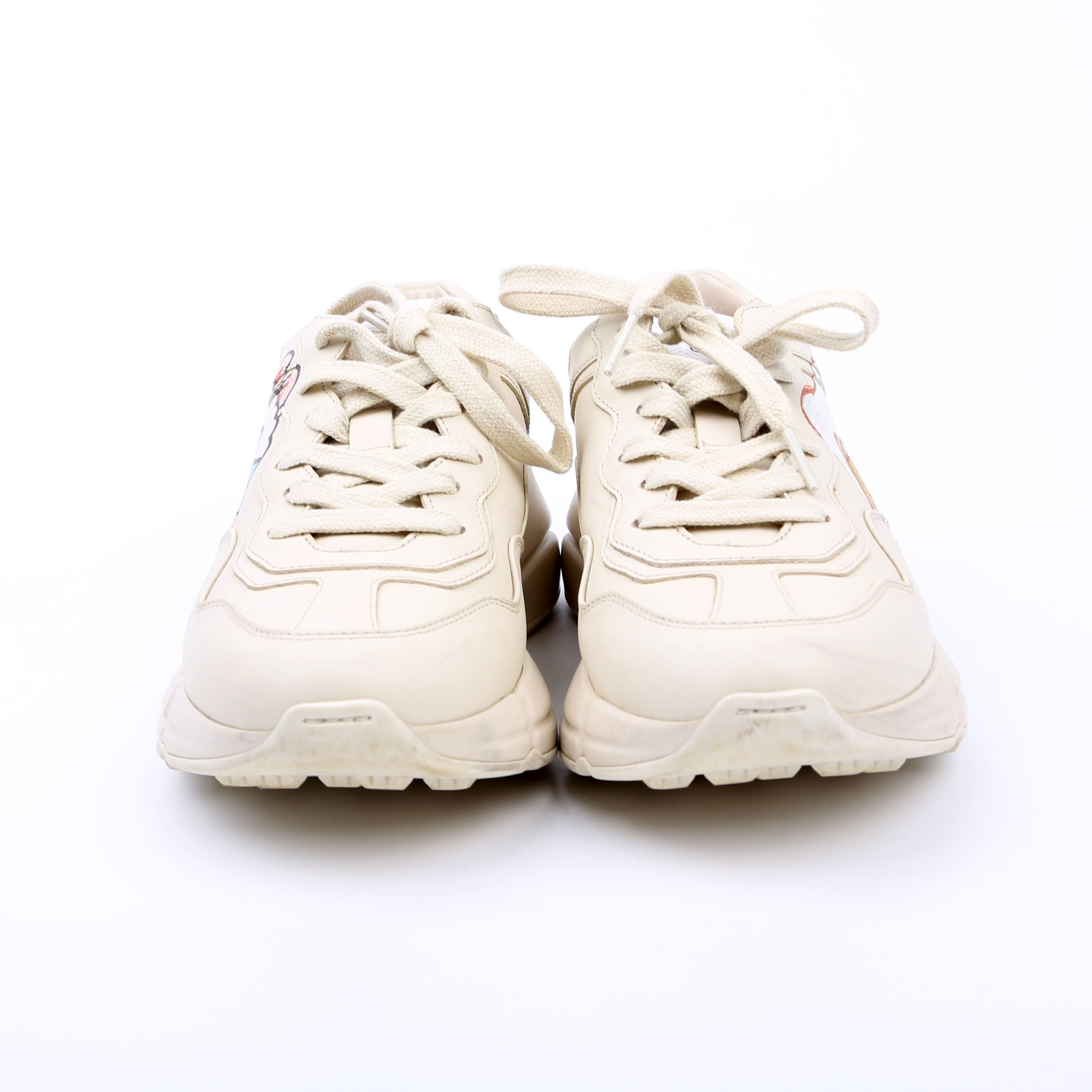 Gucci Rhyton Sneakers Animal Print Size 36 Cream