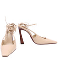 Blade 105 Slingback Heels Size 38 Nude