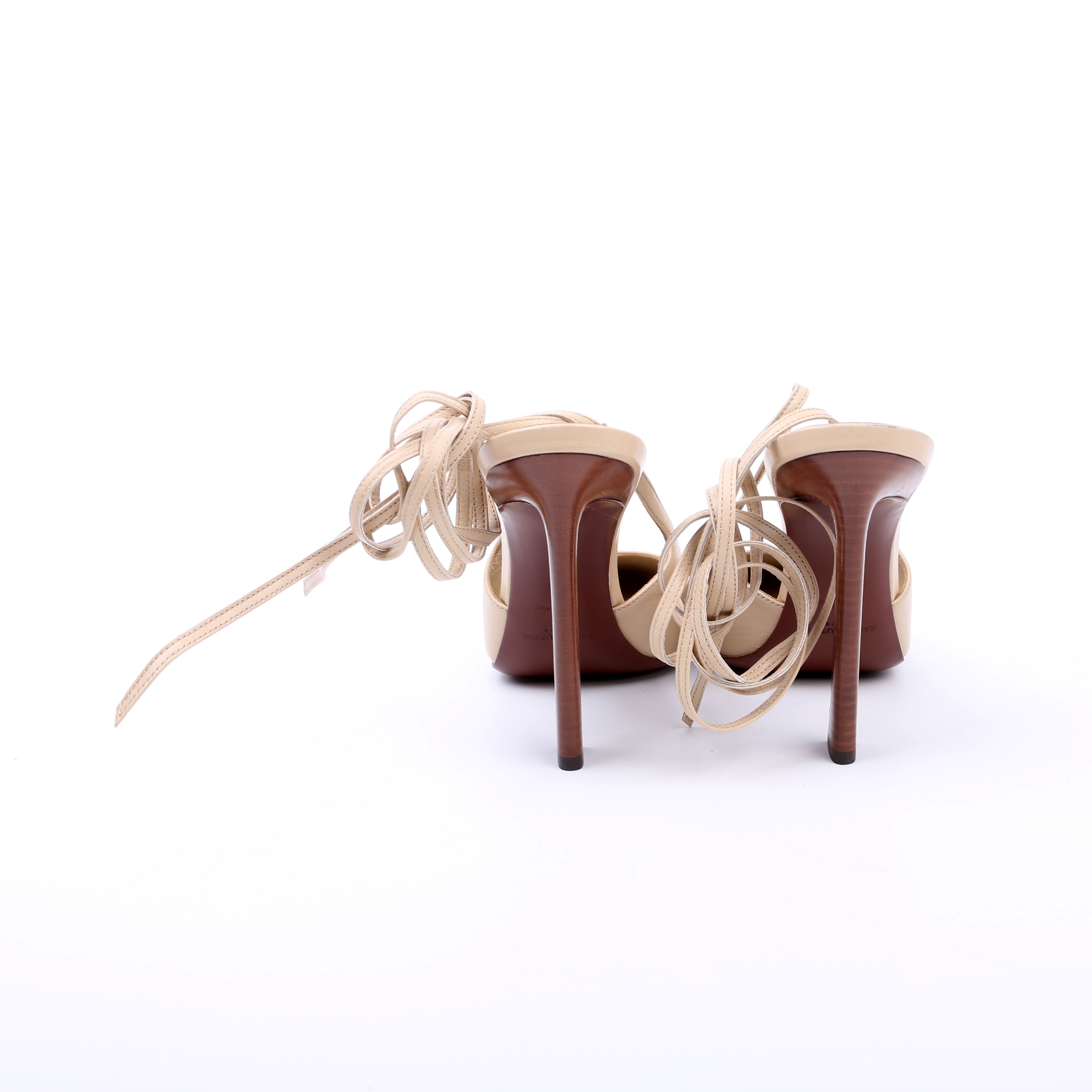 Blade 105 Slingback Heels Size 38 Nude