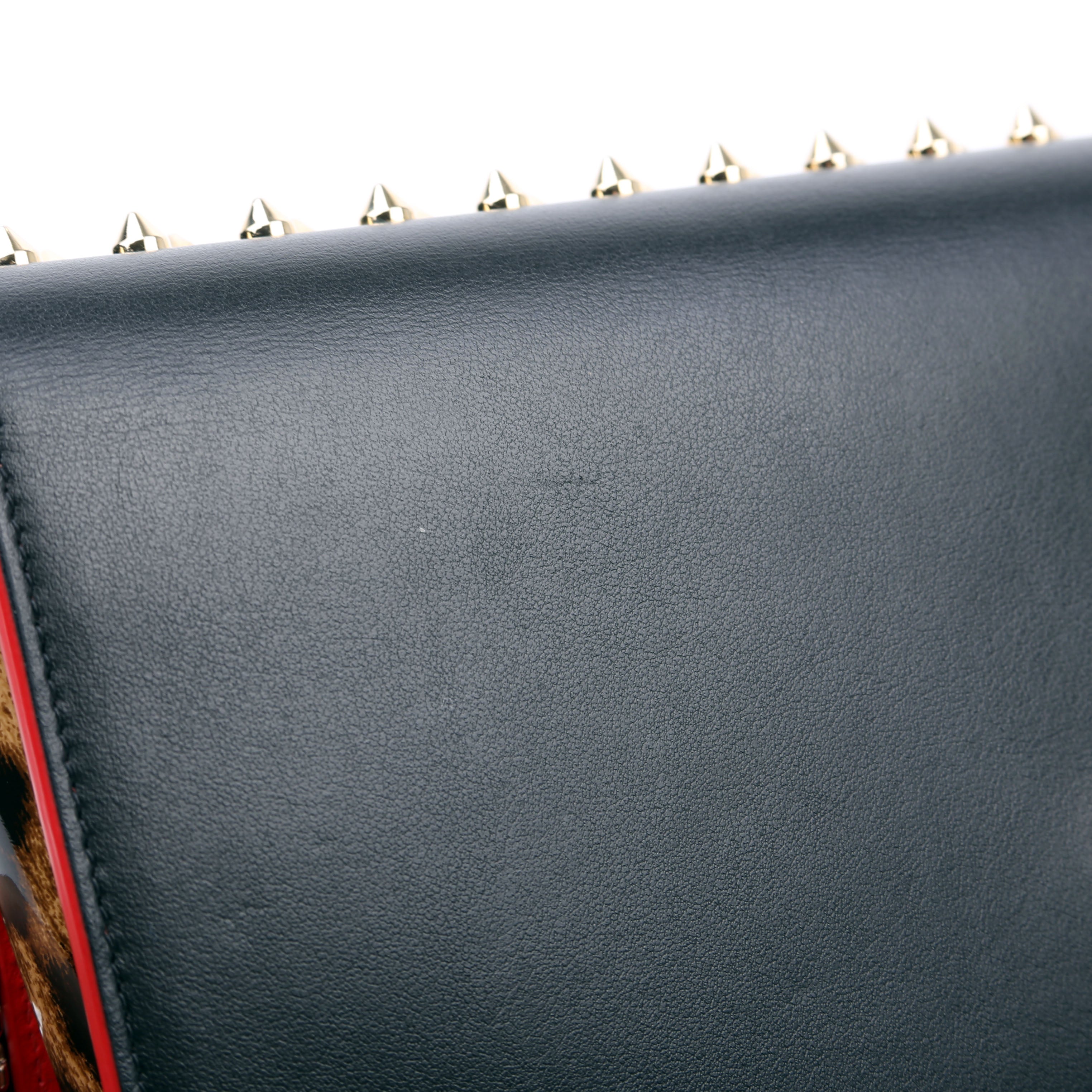 Paloma Spike Clutch Black