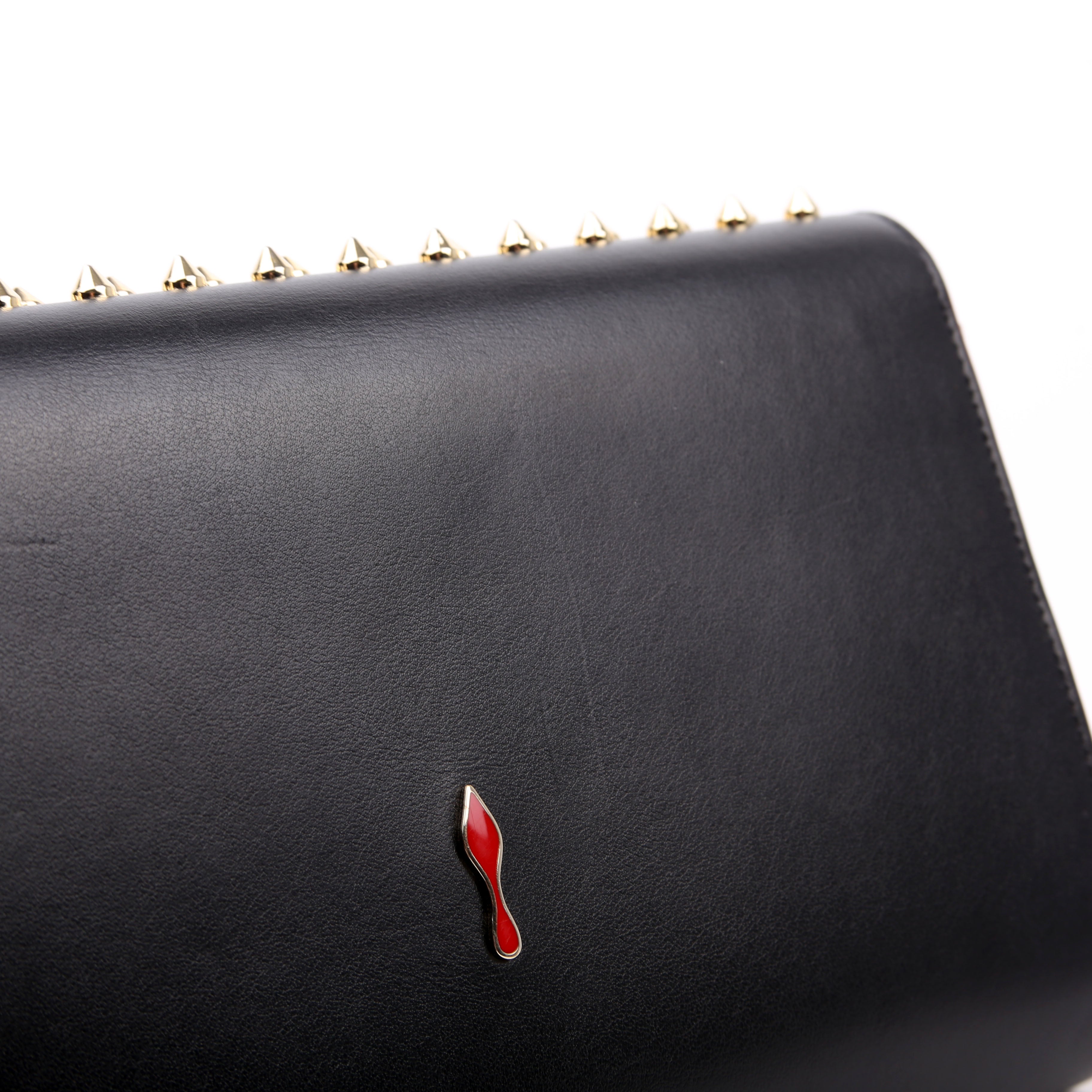 Paloma Spike Clutch Black