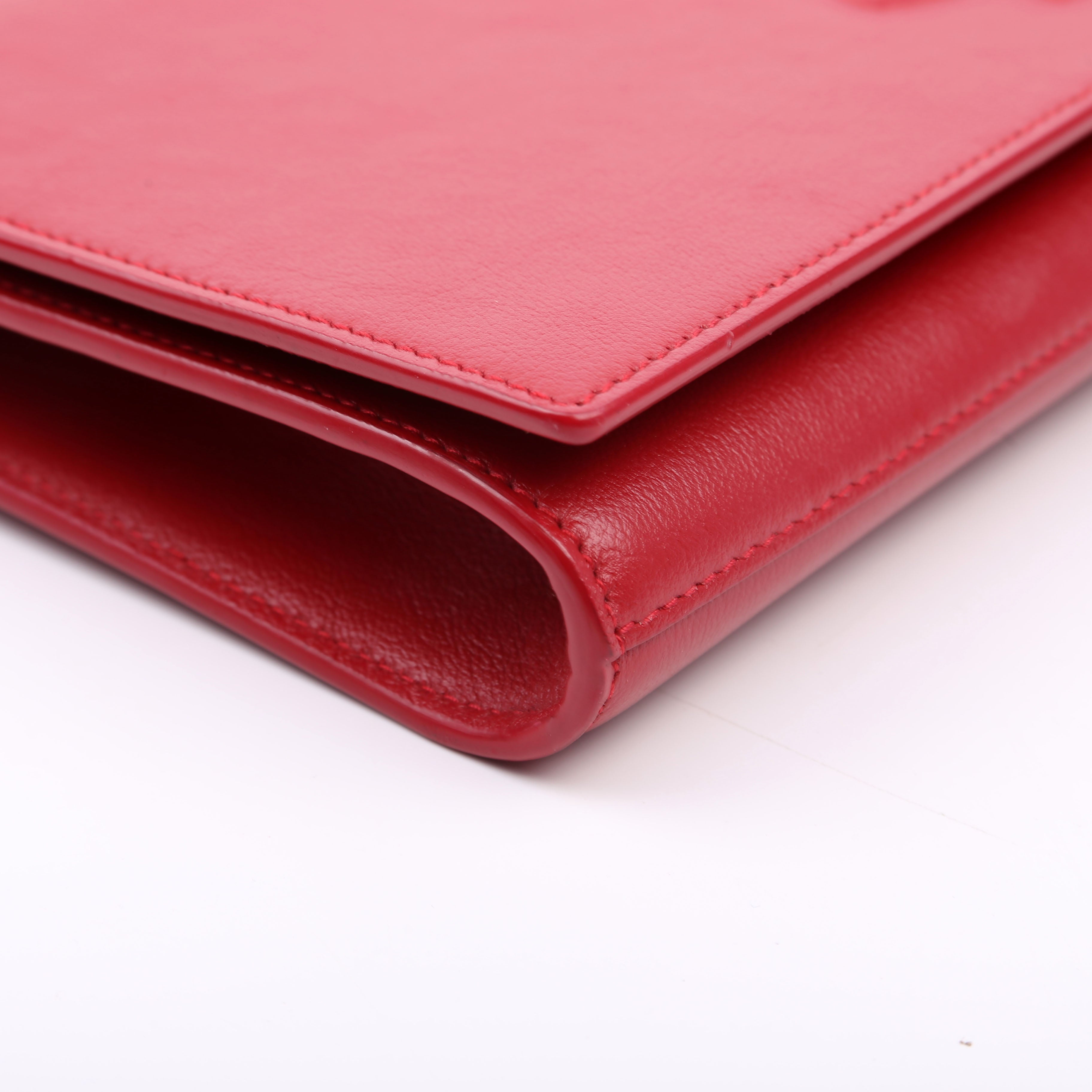 361120 Belle De Jour Clutch Red