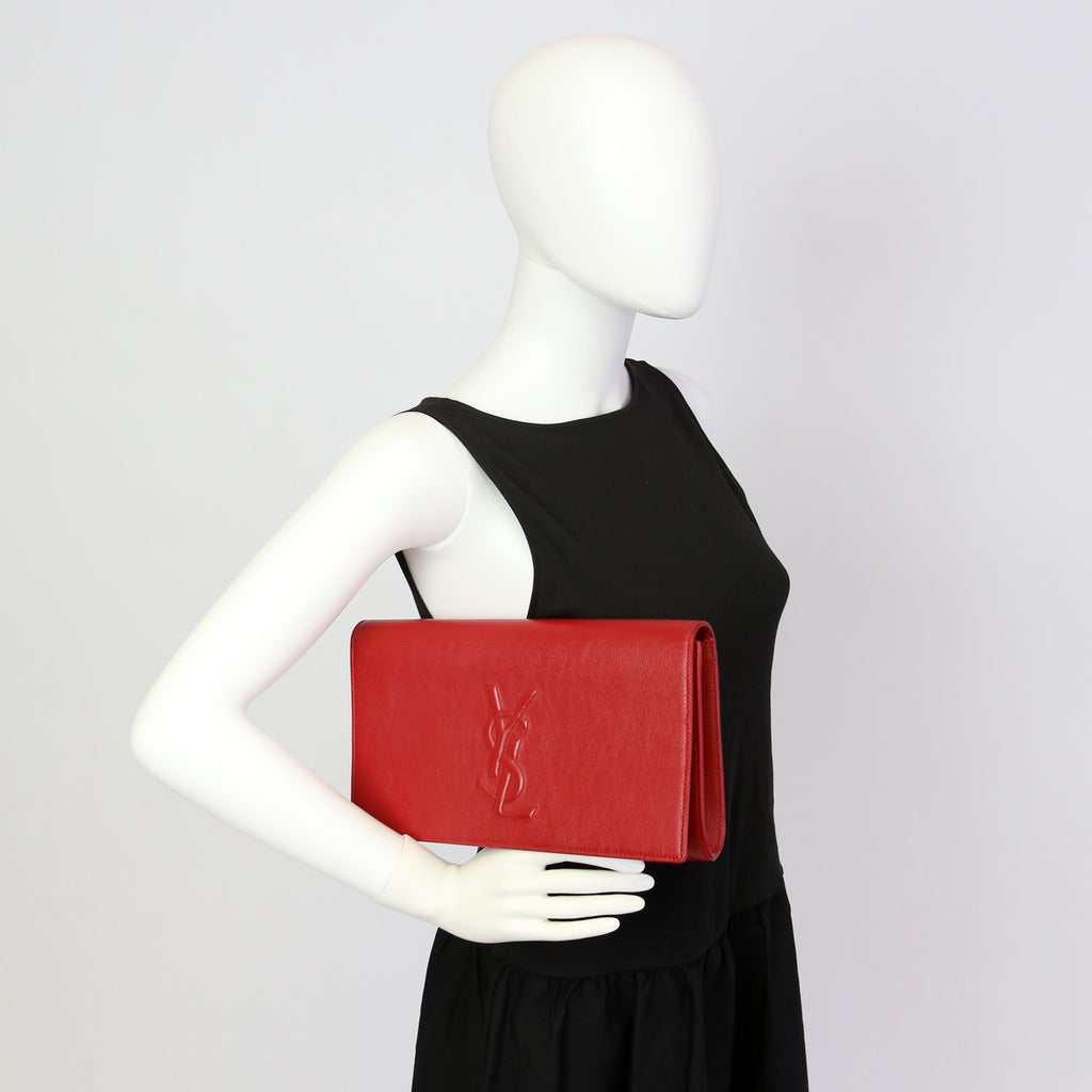 361120 Belle De Jour Clutch Red