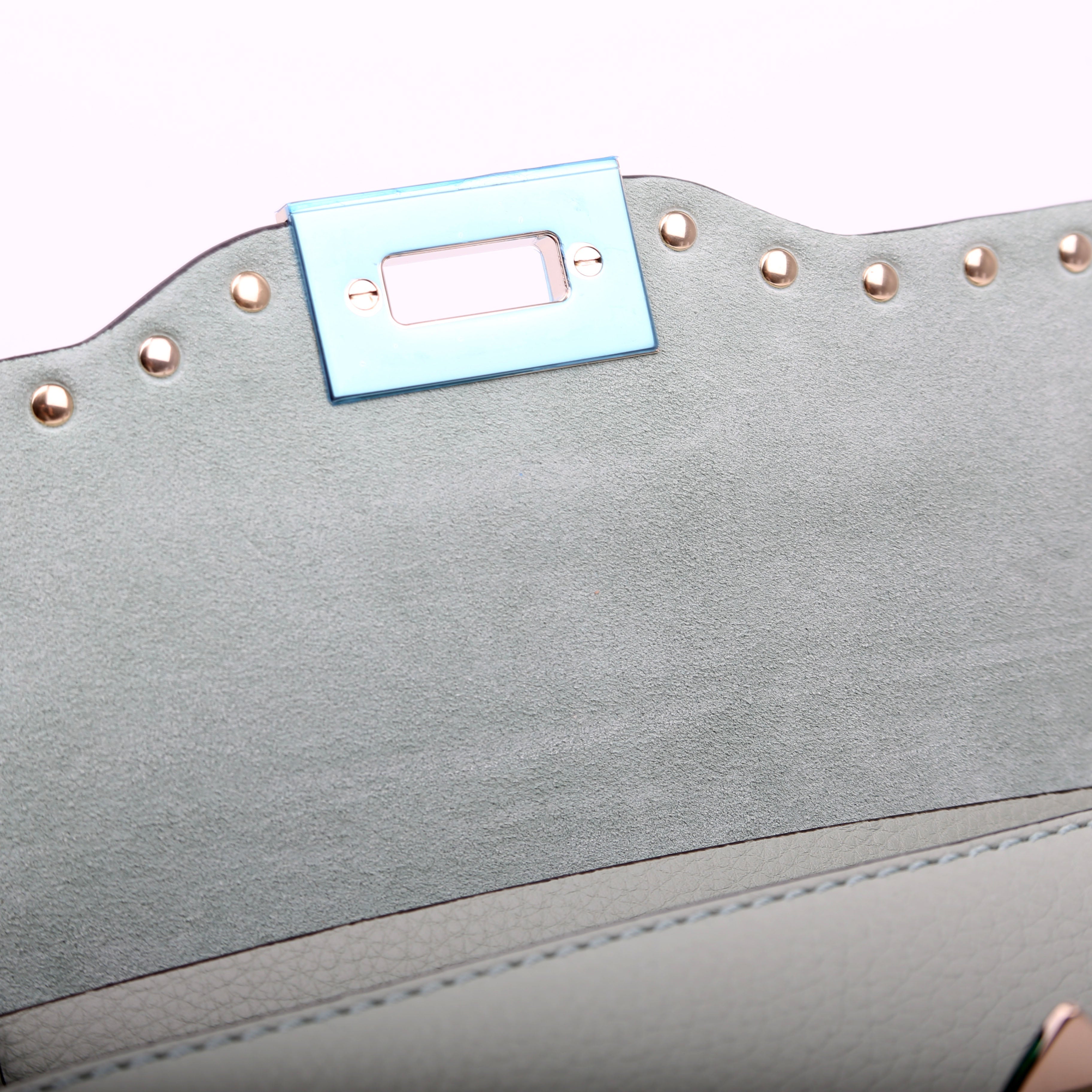 Rockstud Small Flip Lock Crossbody Teal