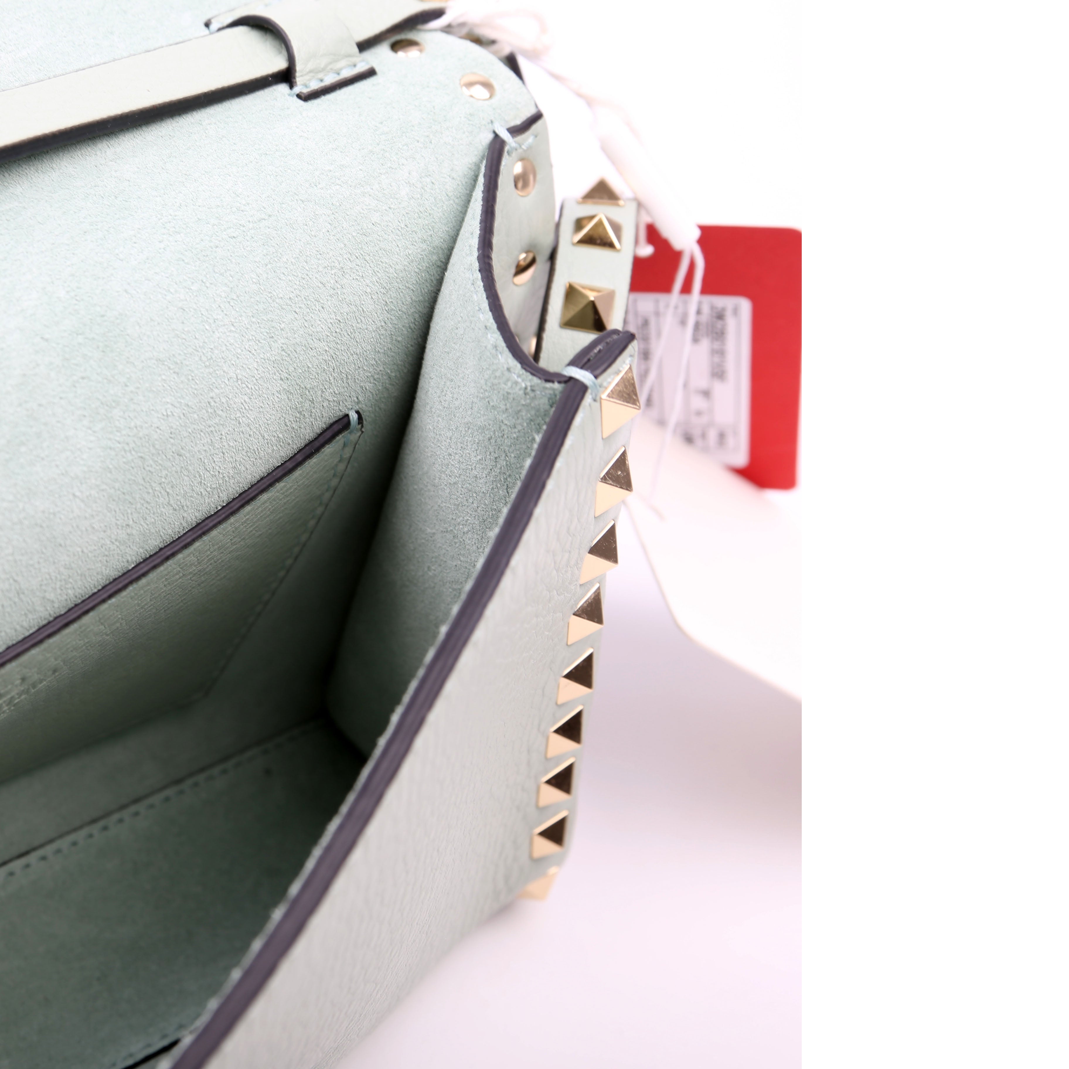 Rockstud Small Flip Lock Crossbody Teal