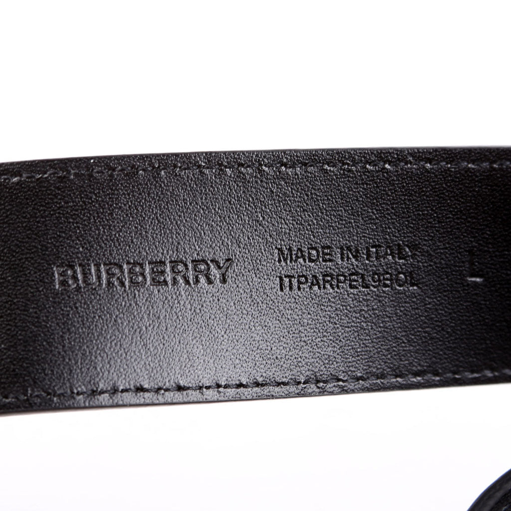 TB Logo Archive Check Belt Size Large Beige/Black