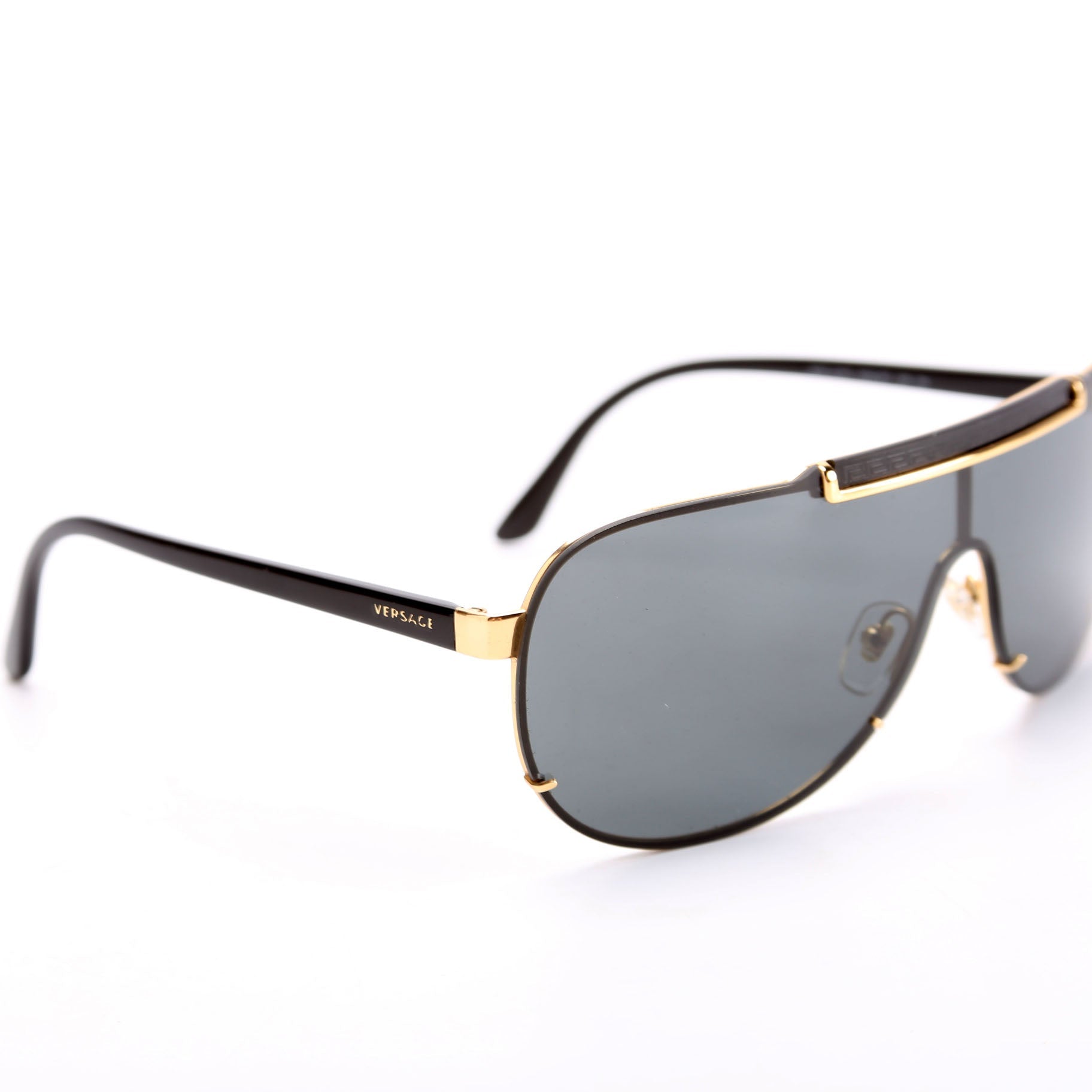 MOD 2140 Shield Sunglasses Black/Gold