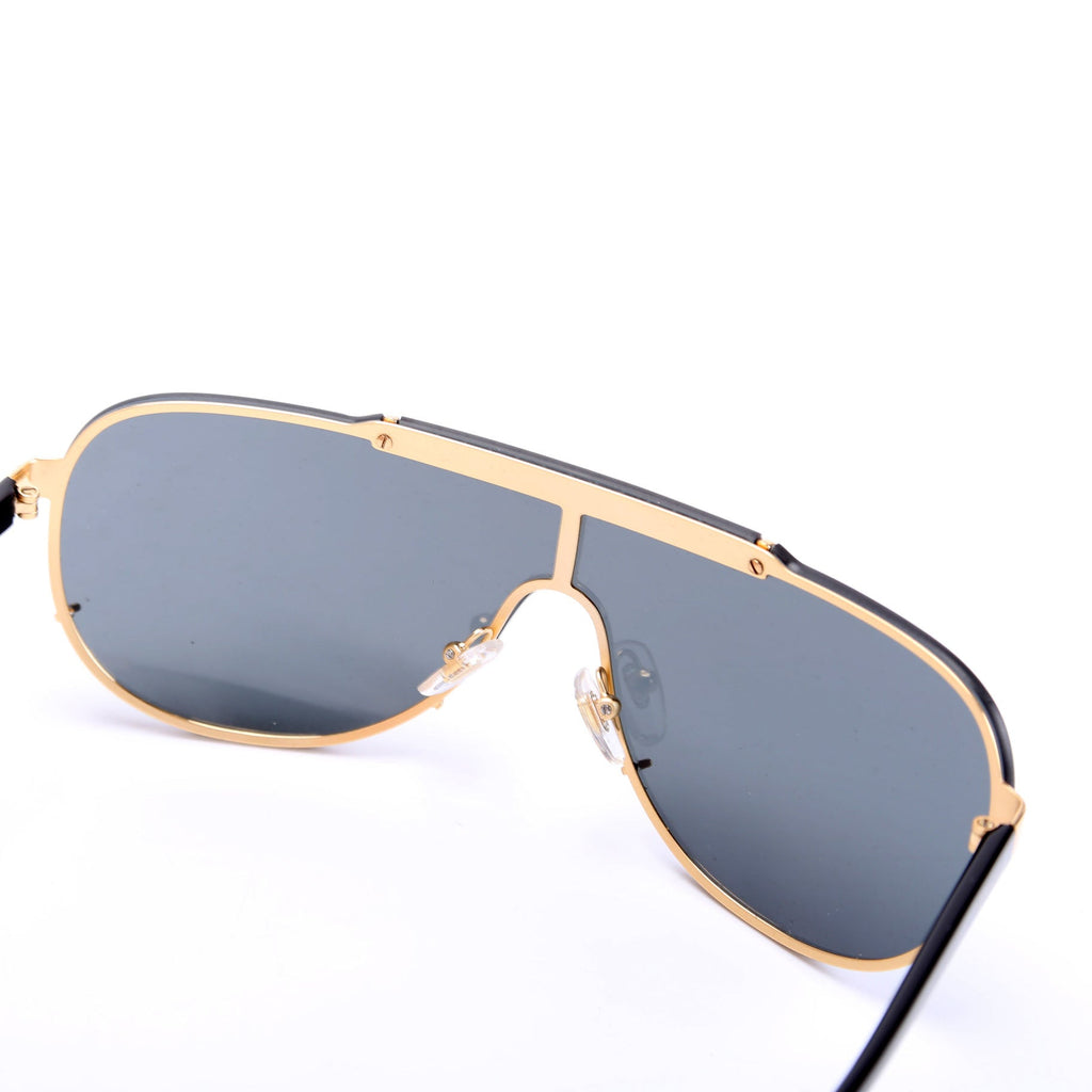 MOD 2140 Shield Sunglasses Black/Gold