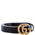 409417 GG Marmont Thin Belt Size 85/34 Black