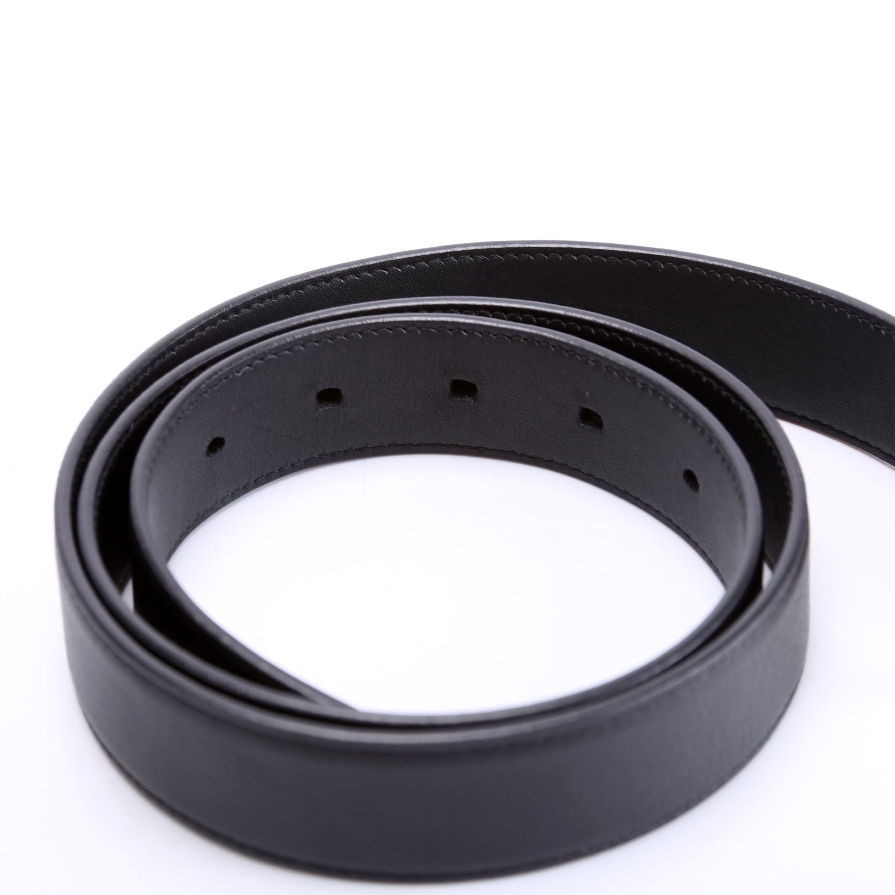 634437 Cassandre Monogram Belt Size 85 Black