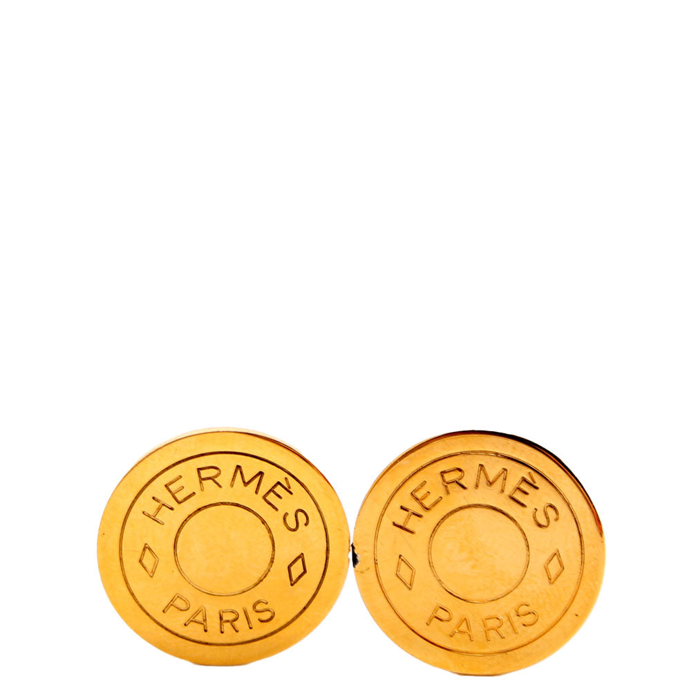 Clou De Selle Clip On Earrings Gold