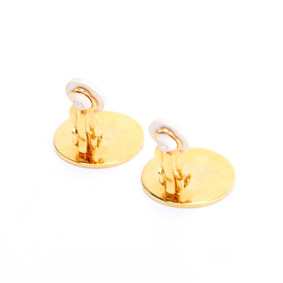Clou De Selle Clip On Earrings Gold