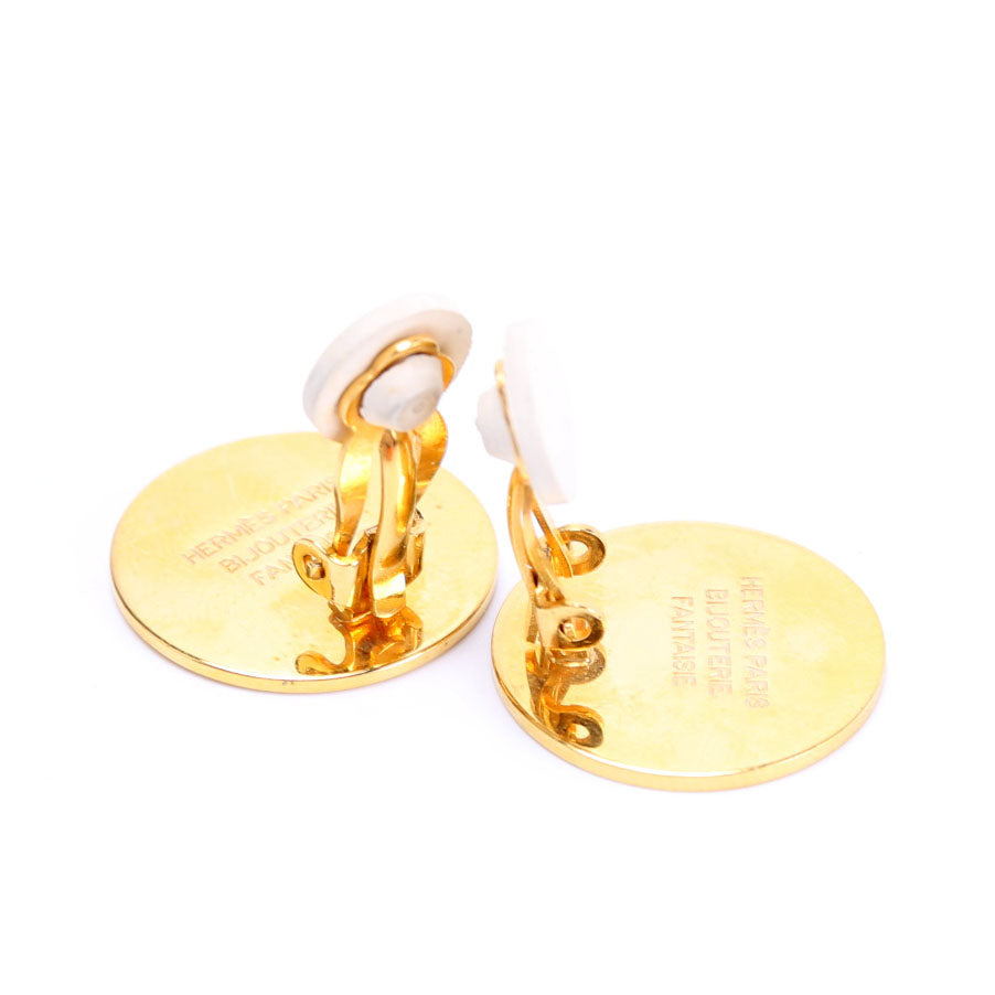 Clou De Selle Clip On Earrings Gold