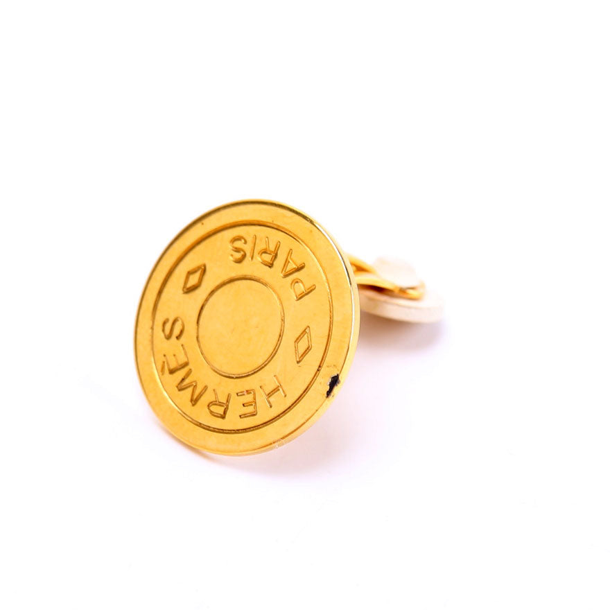 Clou De Selle Clip On Earrings Gold
