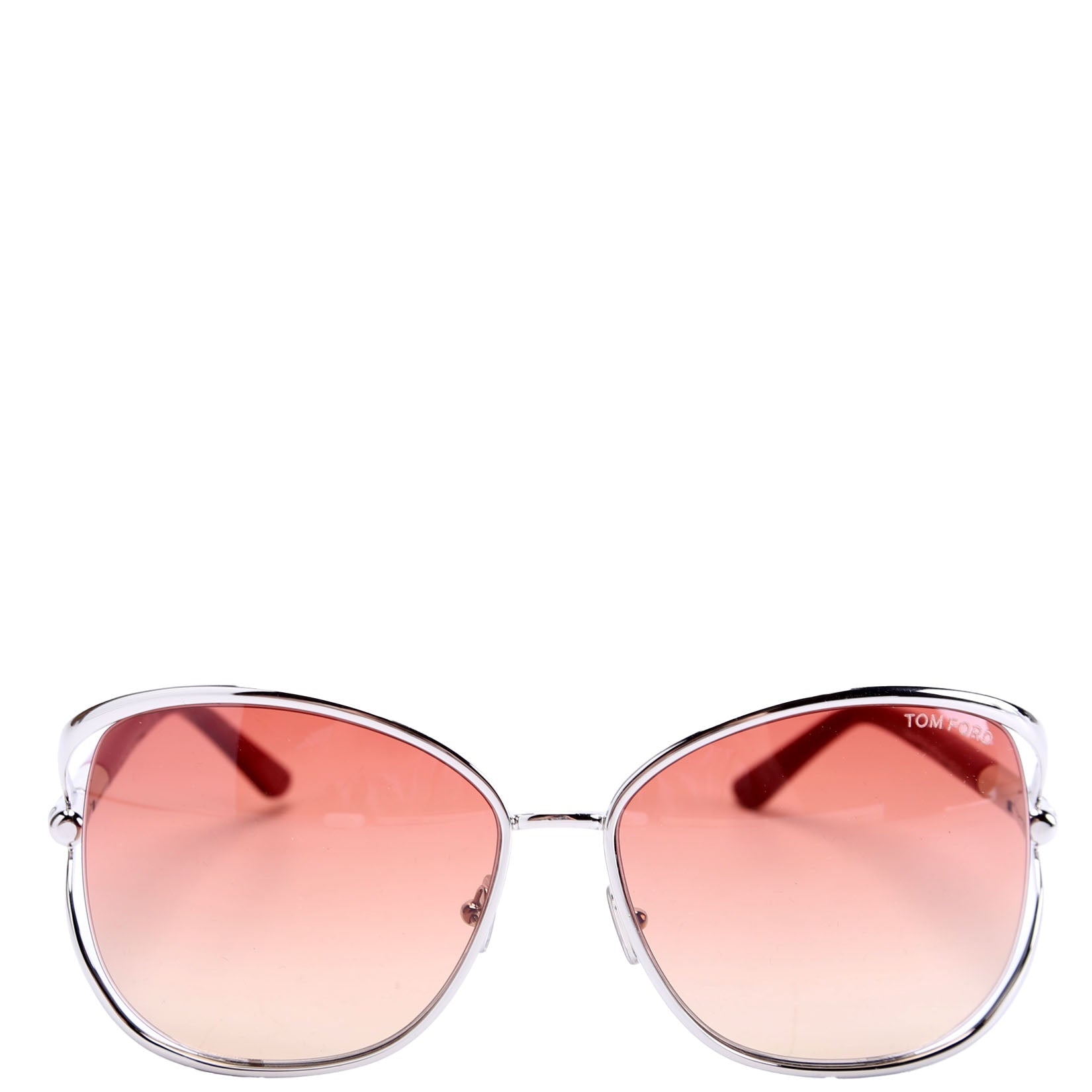 TF1091 Round Sunglasses Silver/Berry