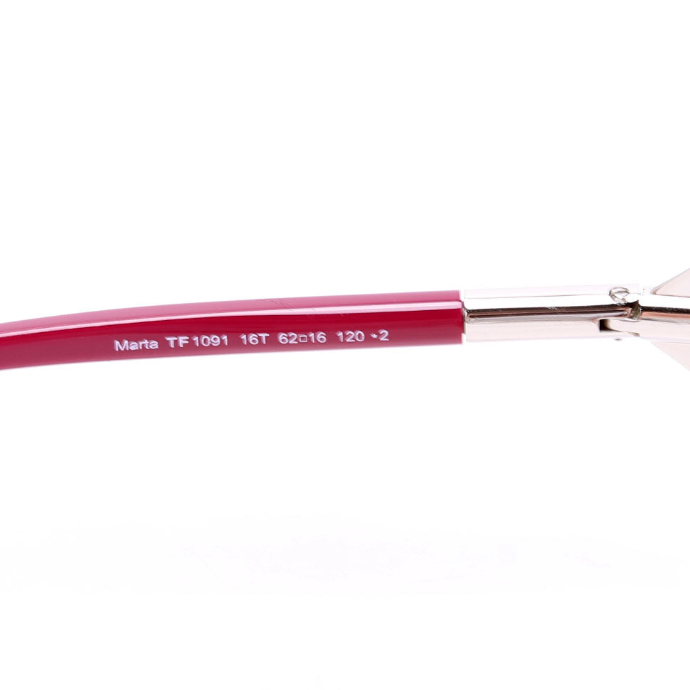TF1091 Round Sunglasses Silver/Berry