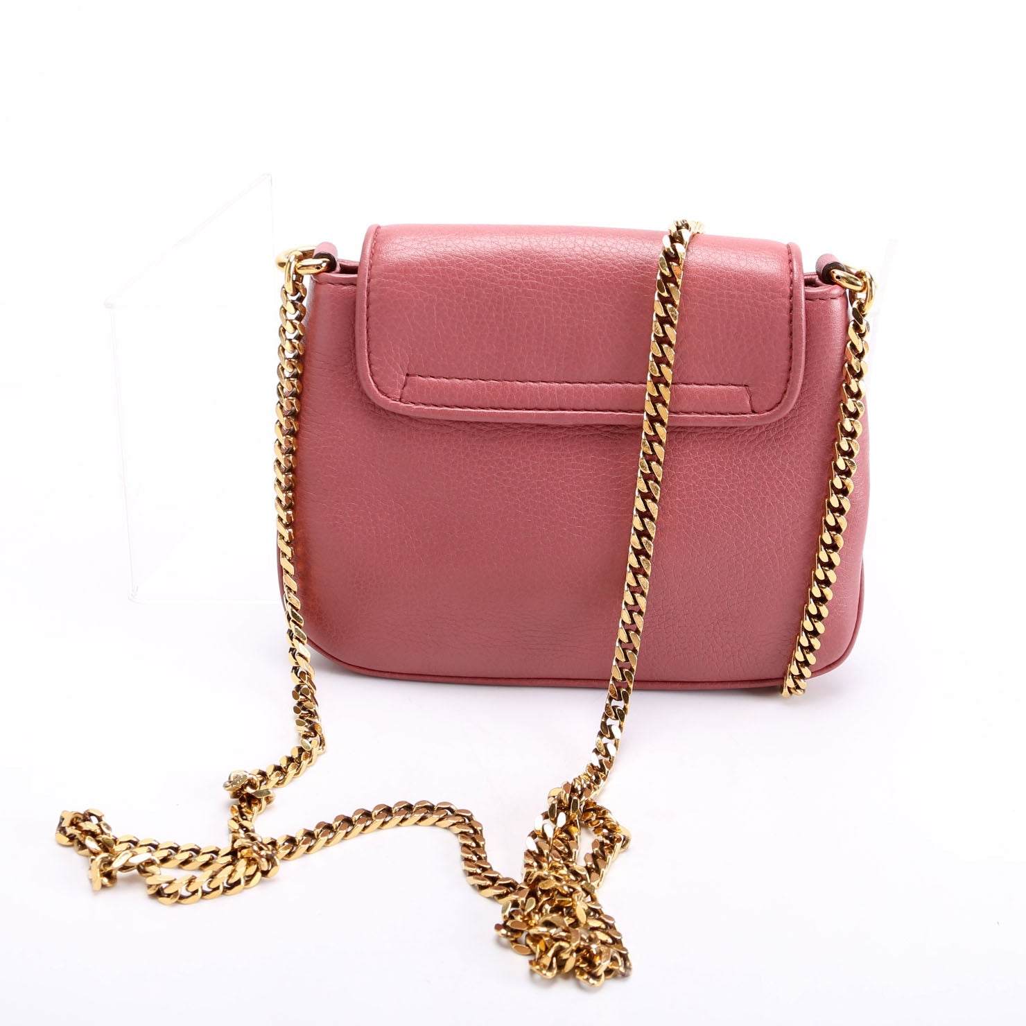 251821 1973 Chain Bag Small Pink
