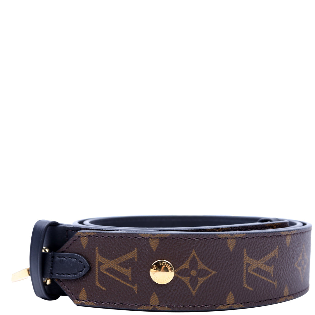 Bandouliere Adjustable Monogram Strap Black
