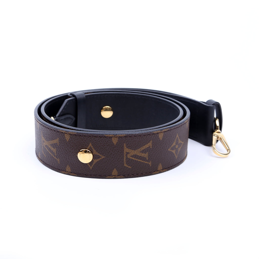 Bandouliere Adjustable Monogram Strap Black