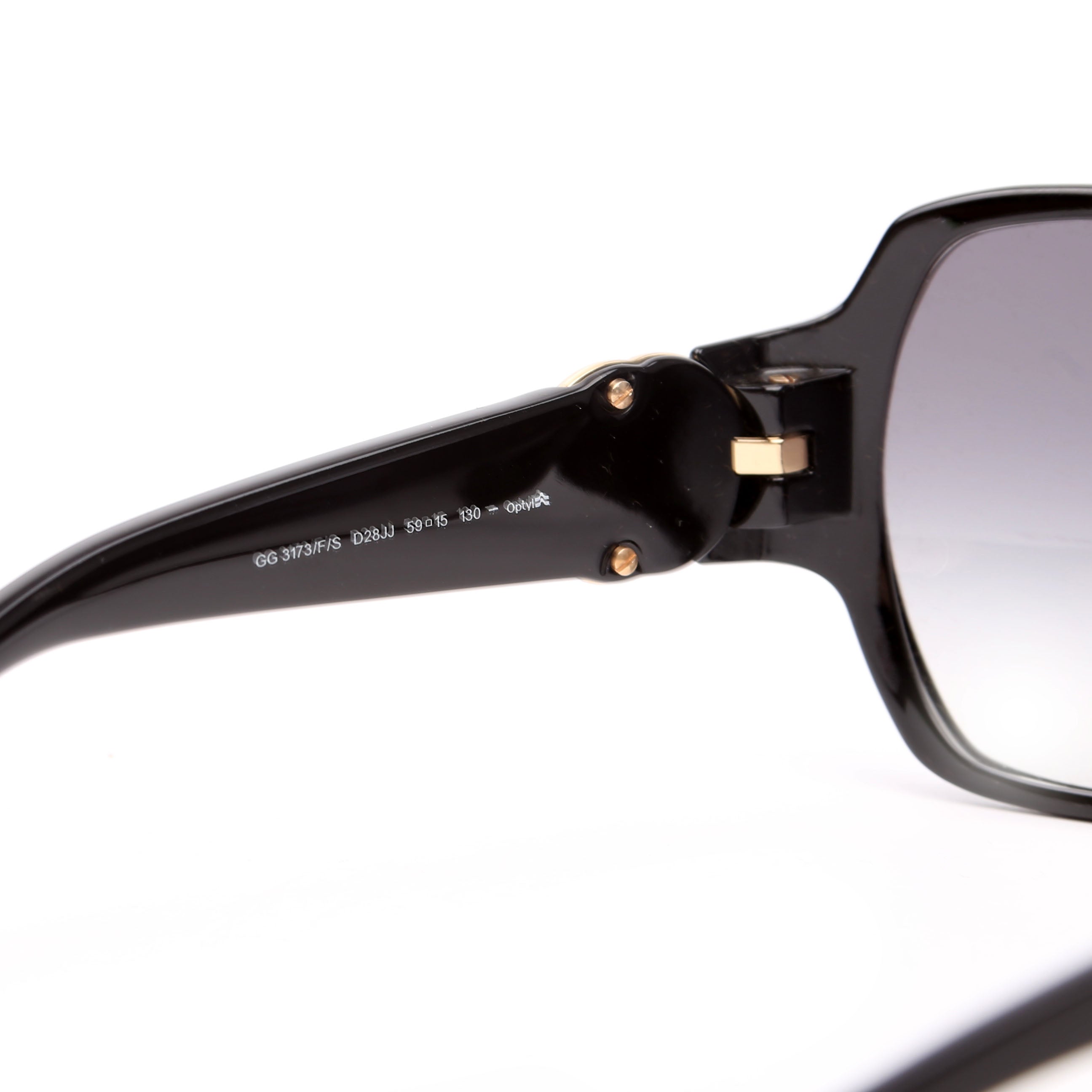 GG3173 Acetate Sunglasses Black