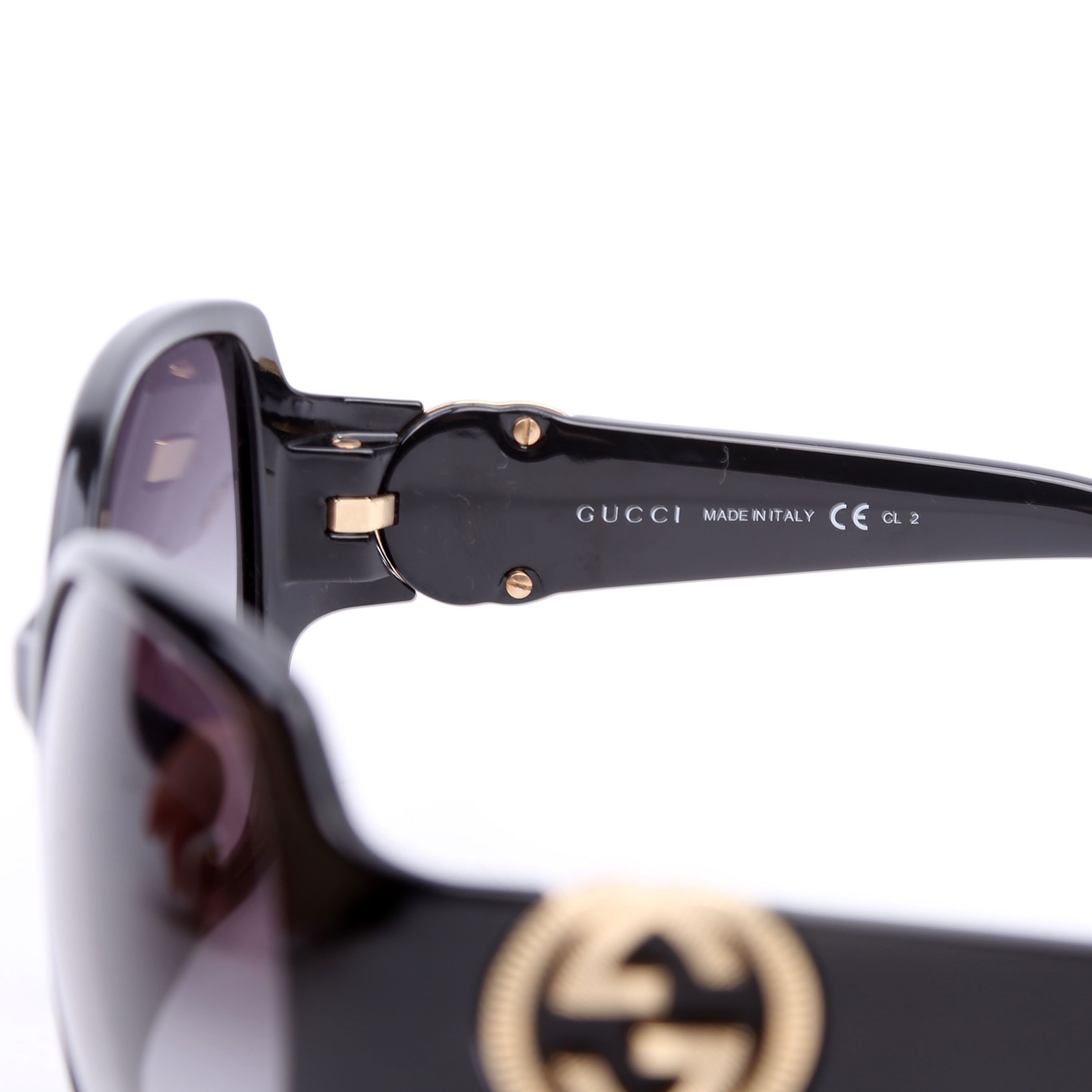GG3173 Acetate Sunglasses Black