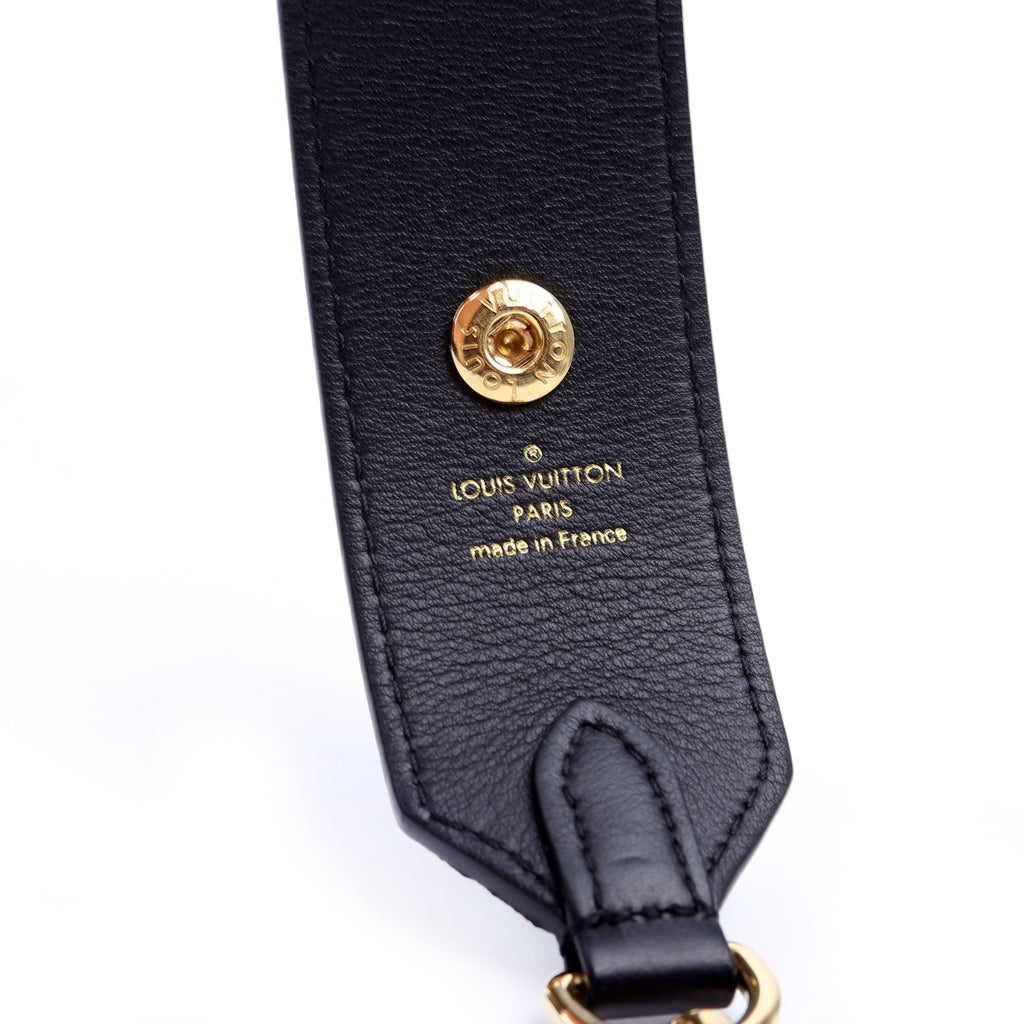 Bandouliere Adjustable Monogram Strap Black