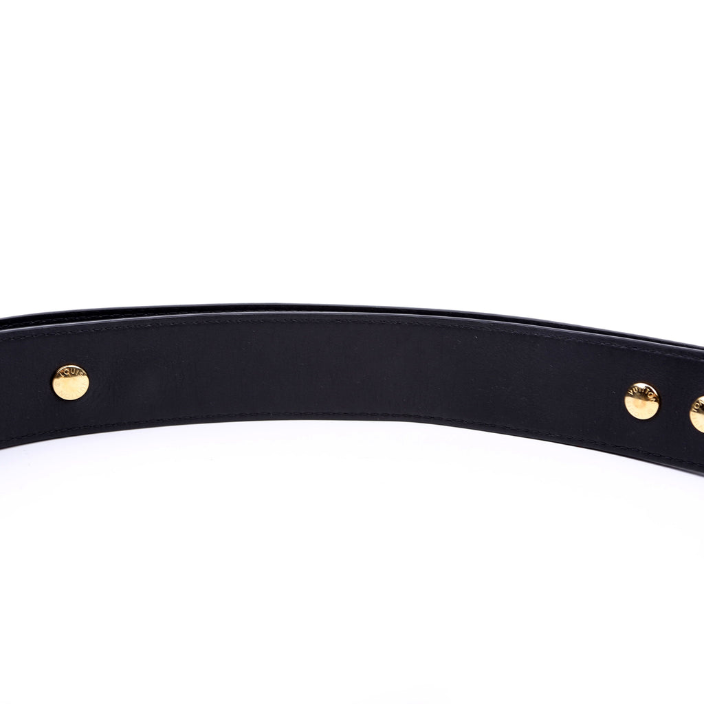 Bandouliere Adjustable Monogram Strap Black