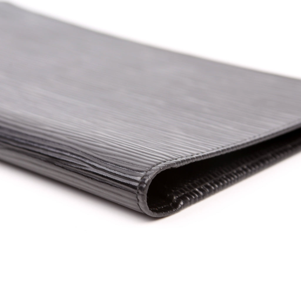 Checkbook Cover Epi Black