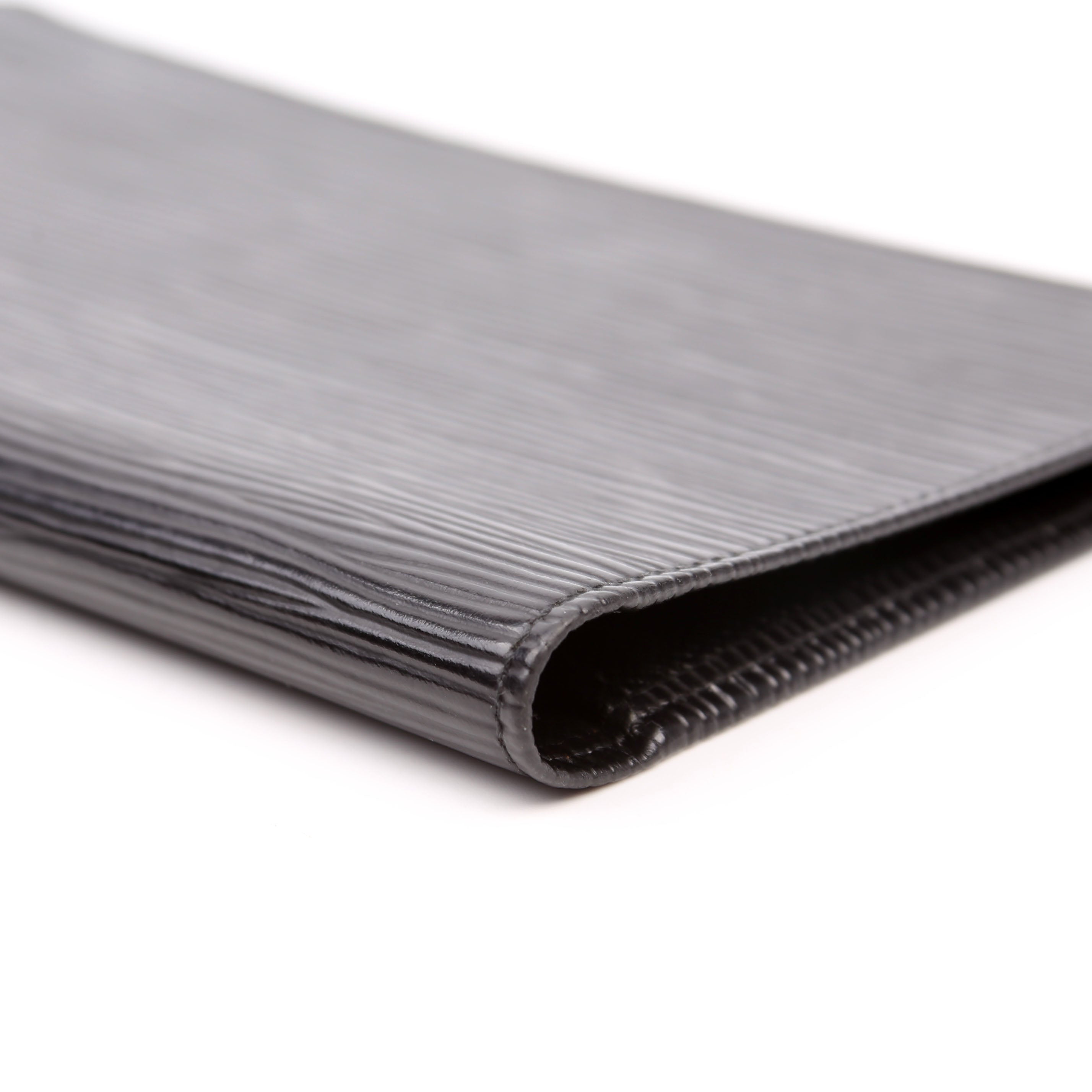 Checkbook Cover Epi Black
