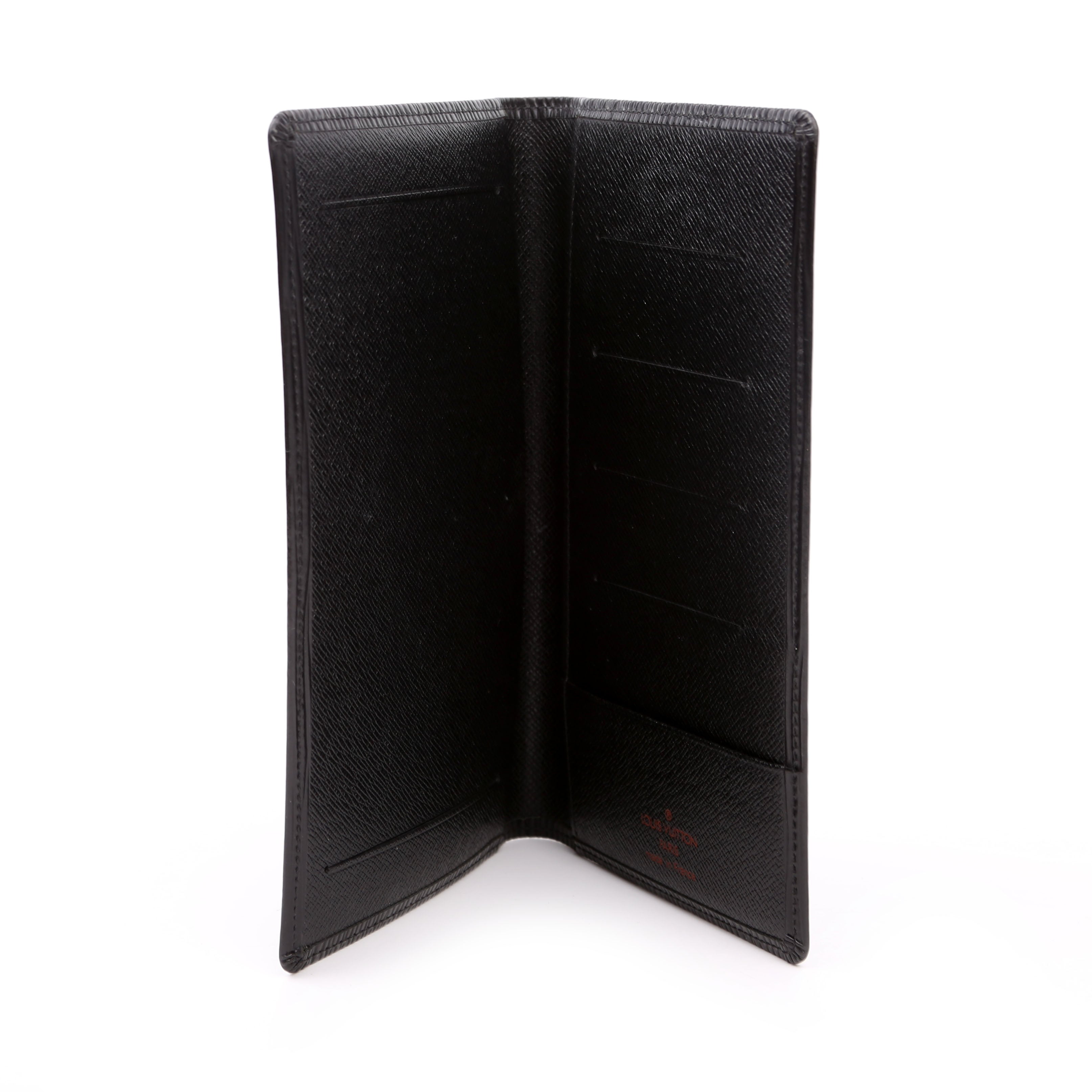 Checkbook Cover Epi Black