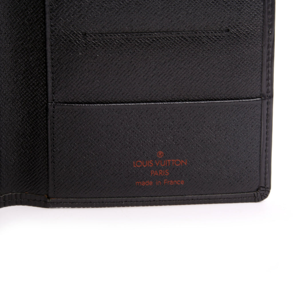 Checkbook Cover Epi Black