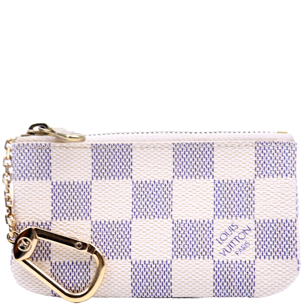 Pochette Cles Damier Azur