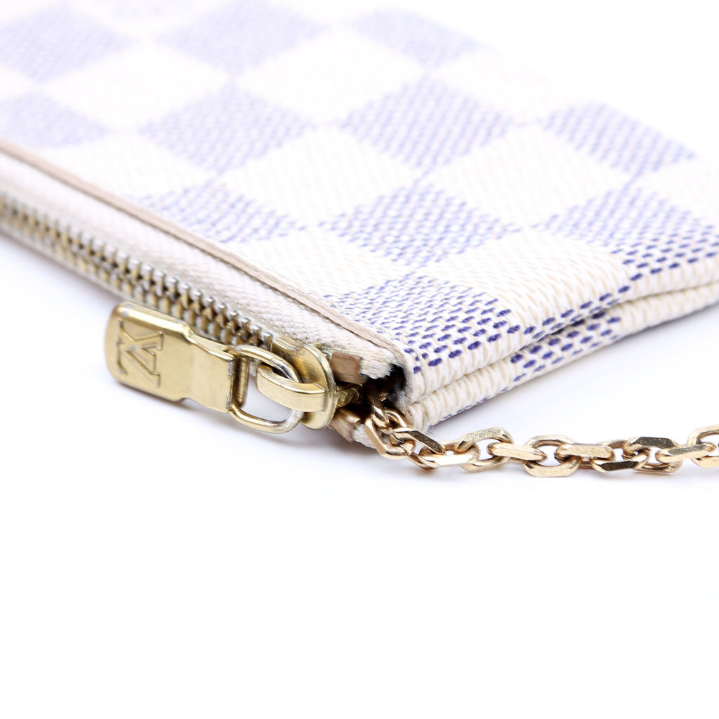 Pochette Cles Damier Azur