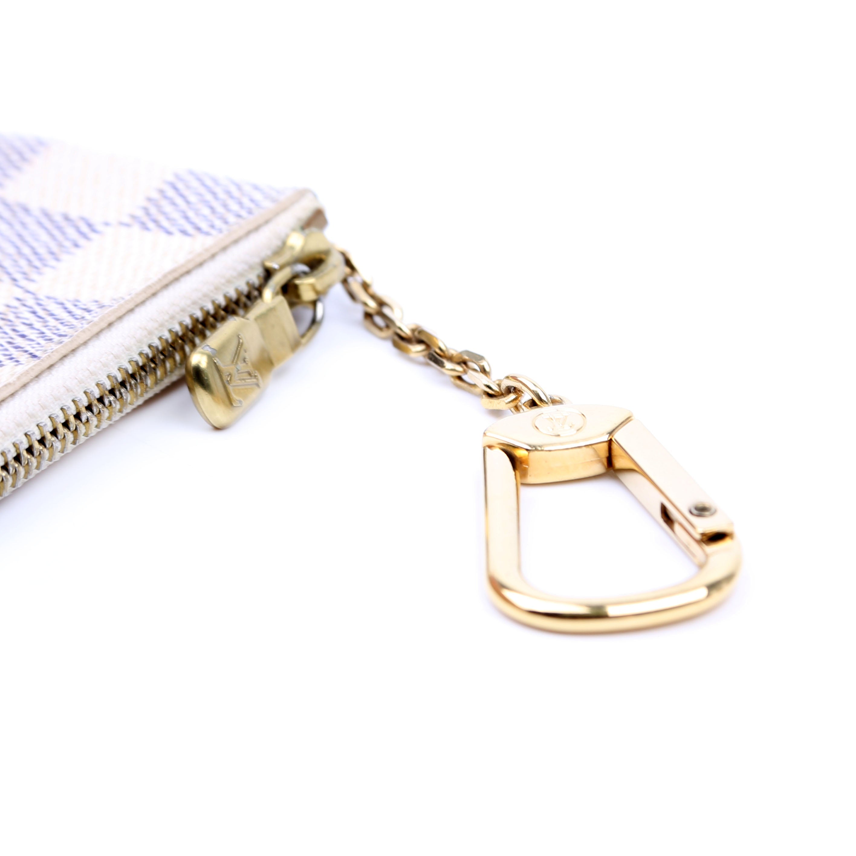 Pochette Cles Damier Azur