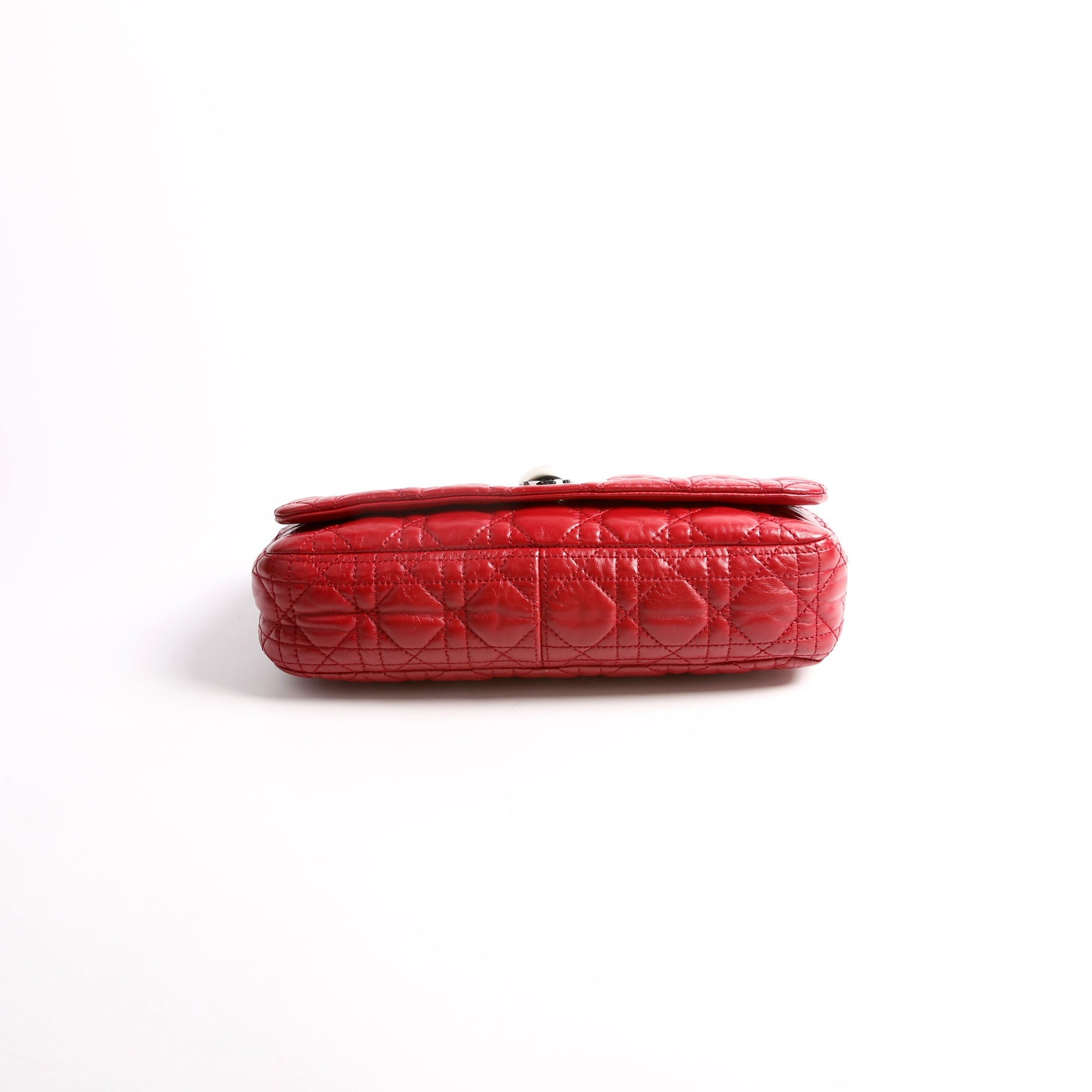 Rendezvous Small Flap Bag Cannage Lambskin Red
