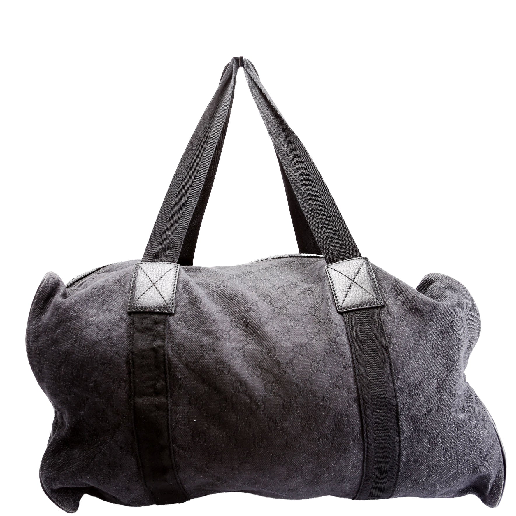 Gucci 105671 Denim GG Soft Duffle Black