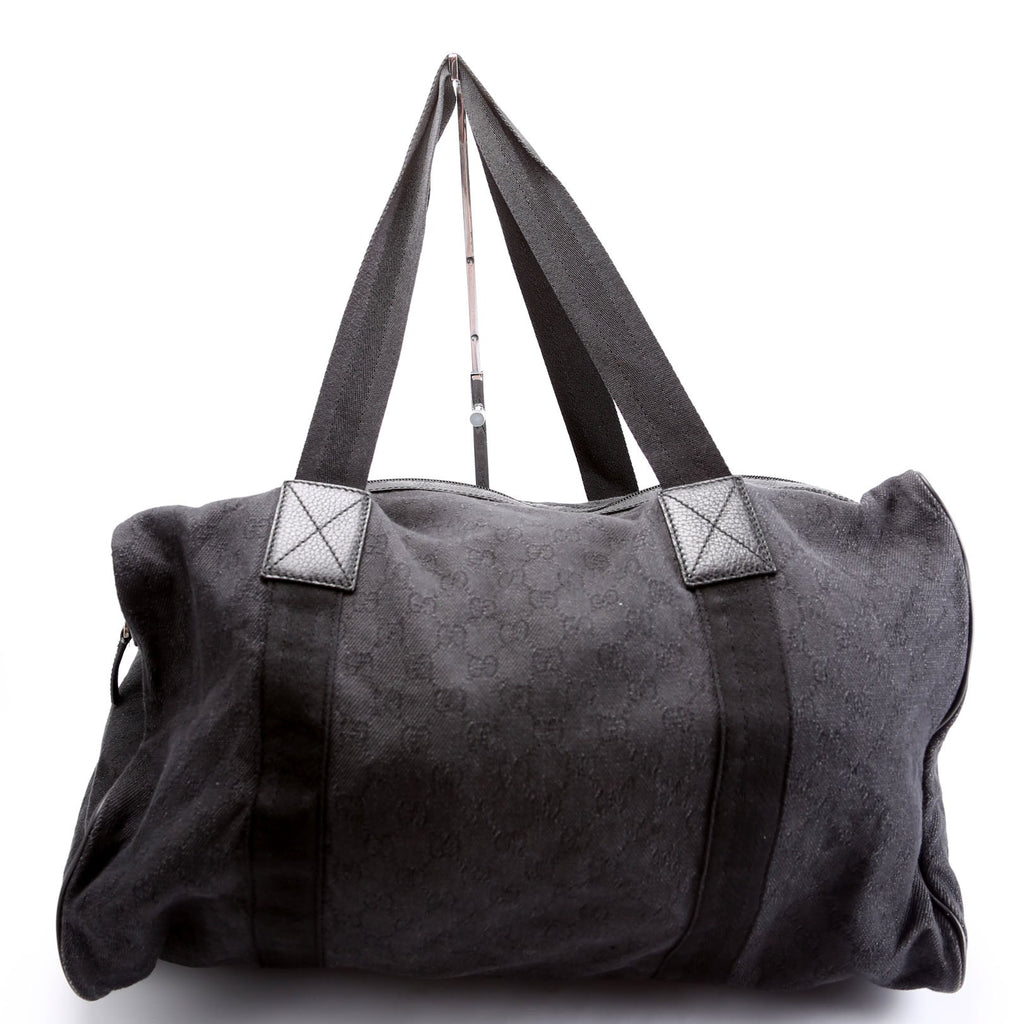 Gucci 105671 Denim GG Soft Duffle Black