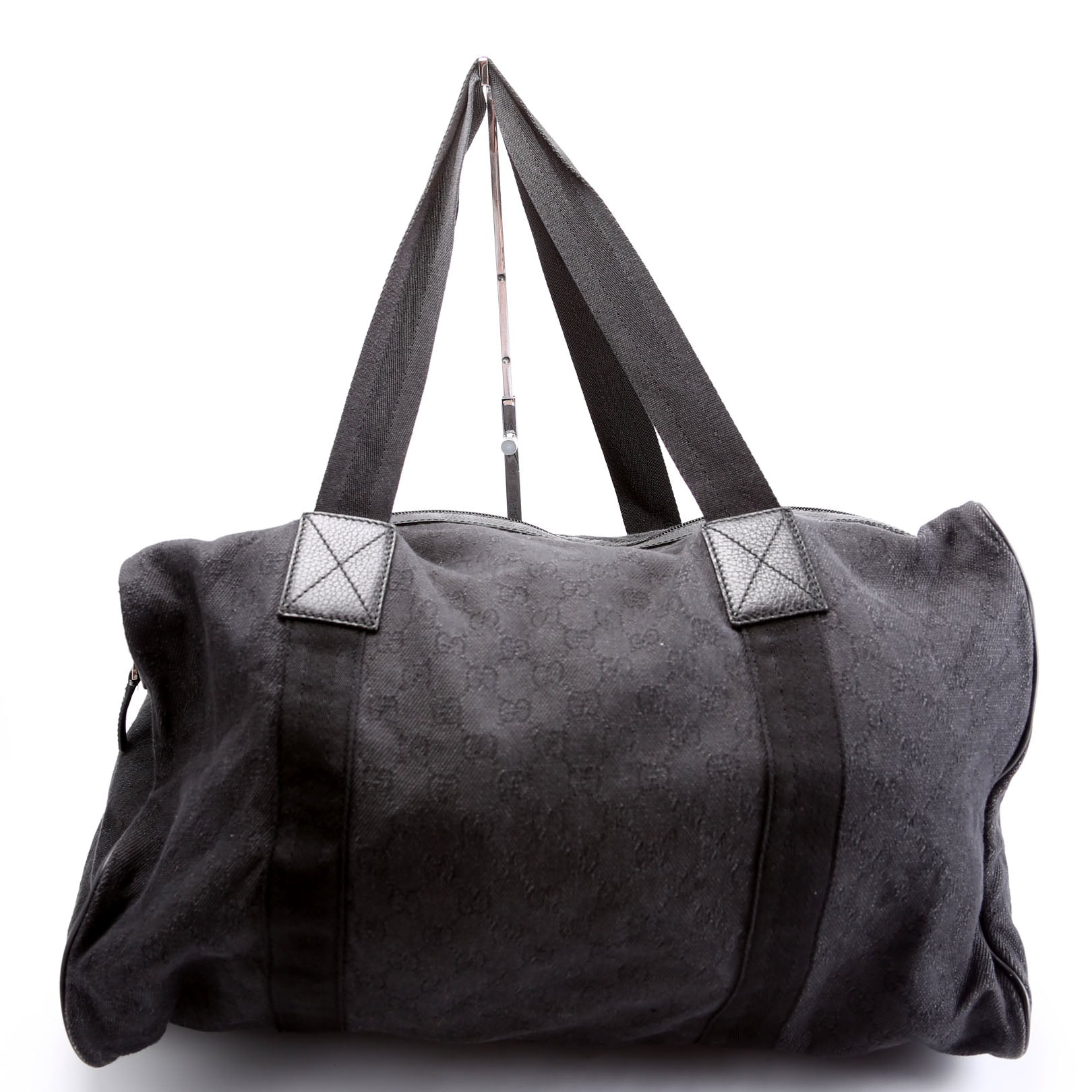 Gucci 105671 Denim GG Soft Duffle Black