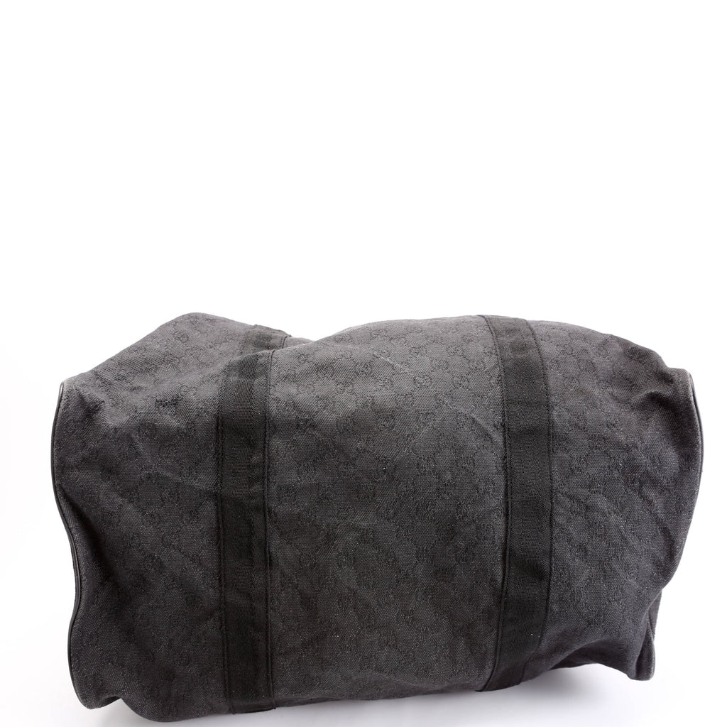 Gucci 105671 Denim GG Soft Duffle Black