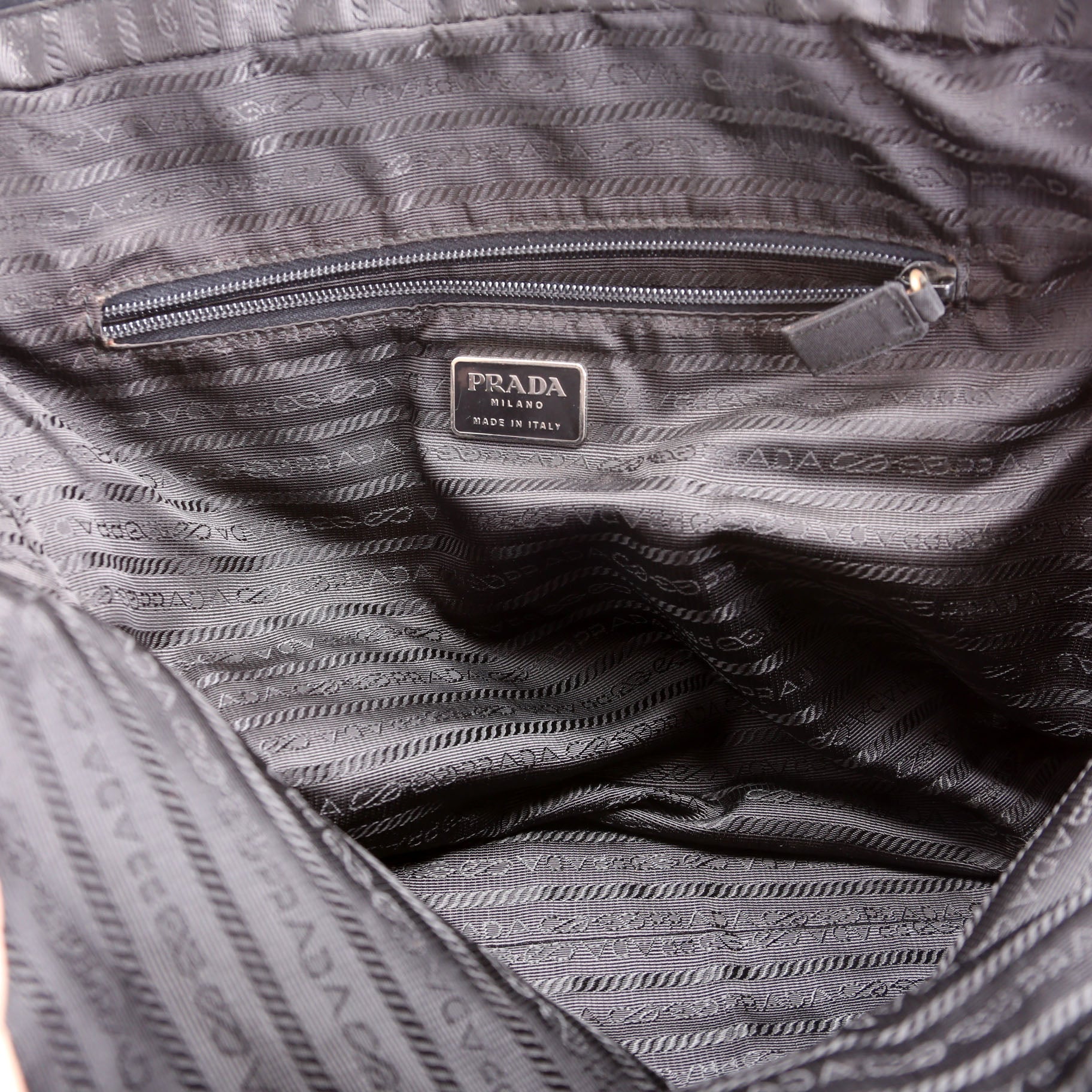 Nylon Top Handle Vintage Black