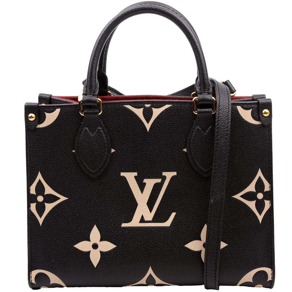 ONTHEGO PM Bicolor Empreinte Black/Cream