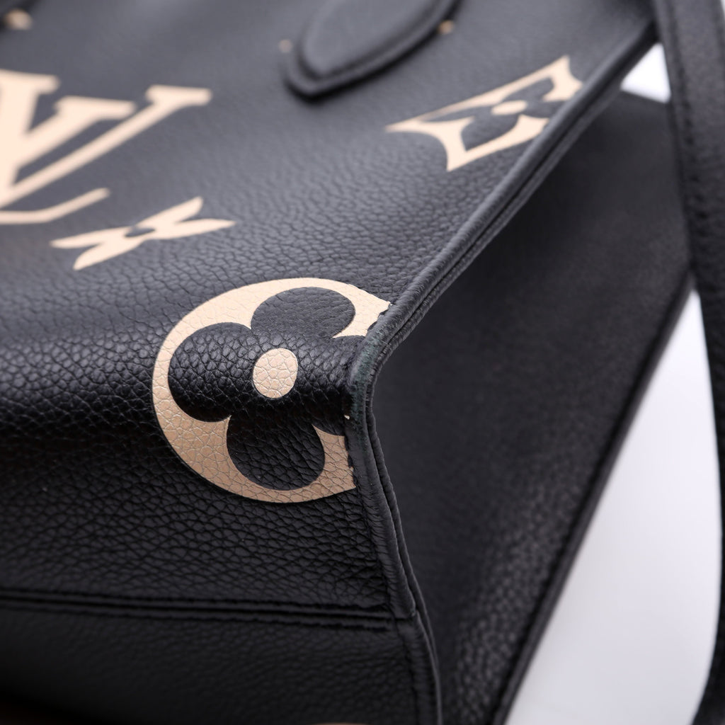 ONTHEGO PM Bicolor Empreinte Black/Cream