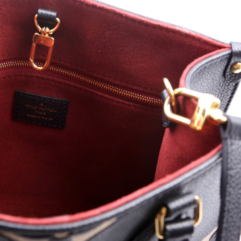 ONTHEGO PM Bicolor Empreinte Black/Cream